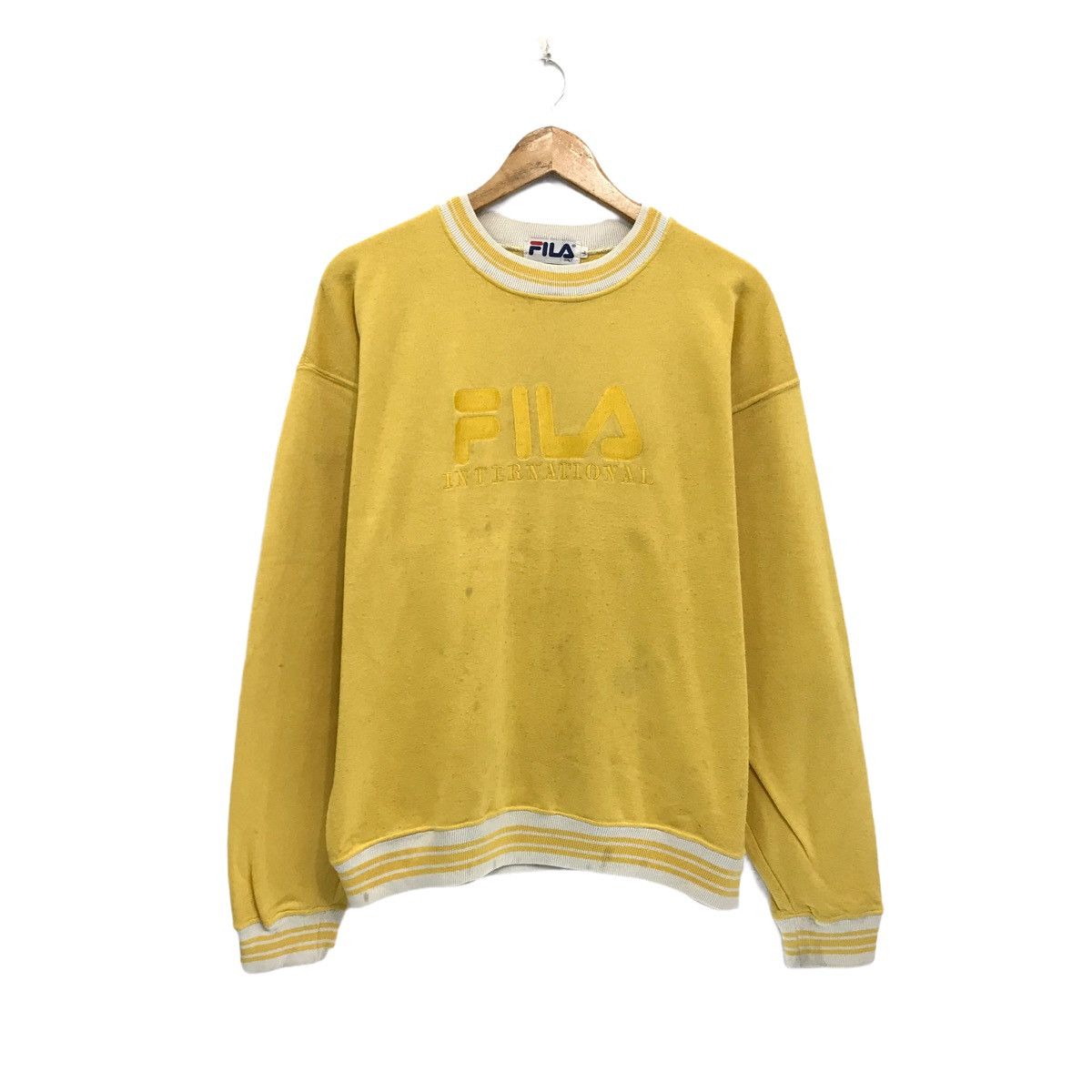 Fila × Japanese Brand Vintage Fila Embroidery Logo Sweatshirt Size US M / EU 48-50 / 2 - 1 Thumbnail