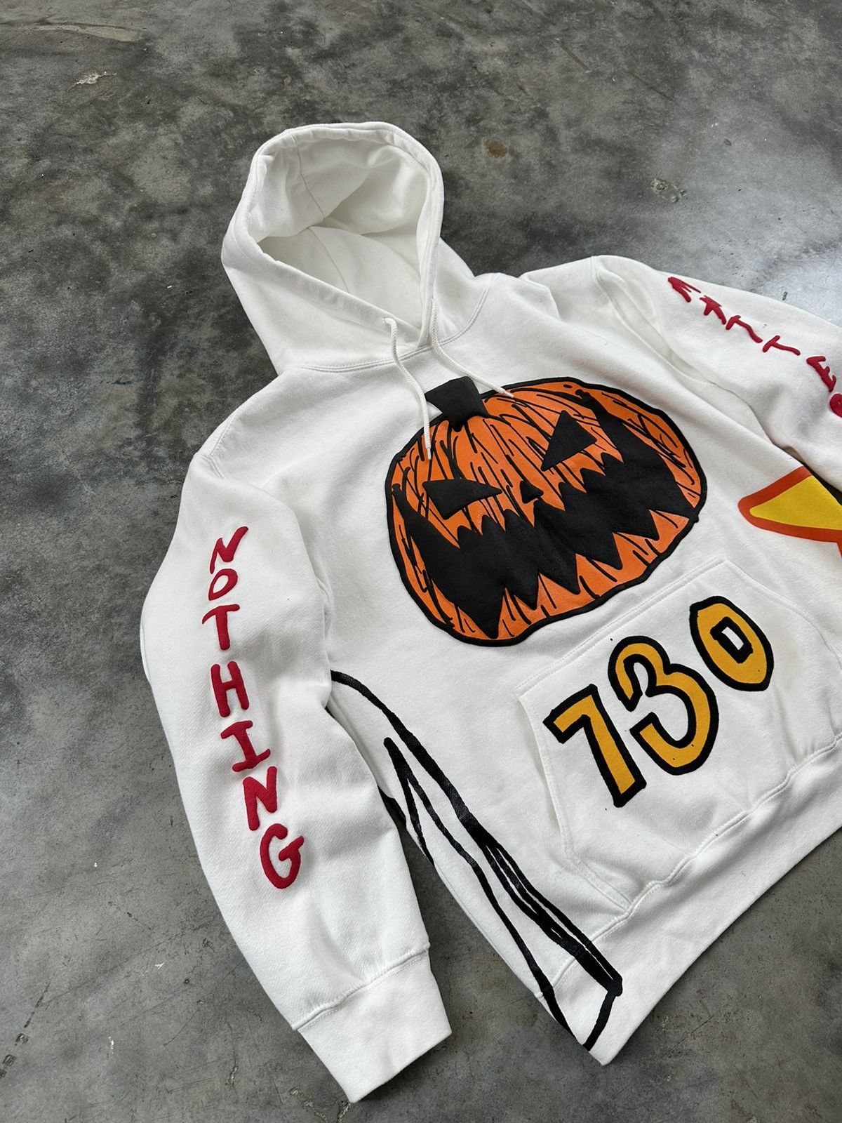 Asspizza Asspizza White Pumpkin Nothing Matters Puff Print Size Large Size US L / EU 52-54 / 3 - 3 Thumbnail