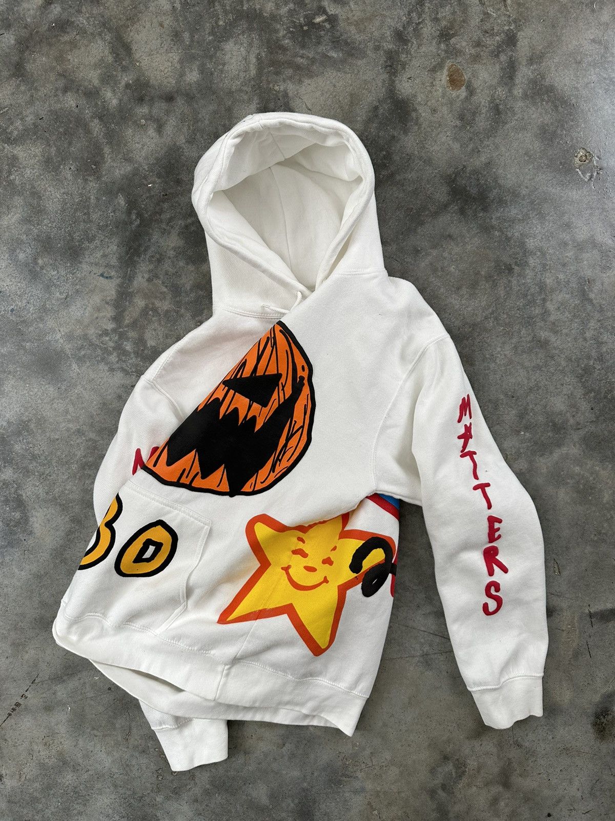 Asspizza Asspizza White Pumpkin Nothing Matters Puff Print Size Large Size US L / EU 52-54 / 3 - 4 Thumbnail
