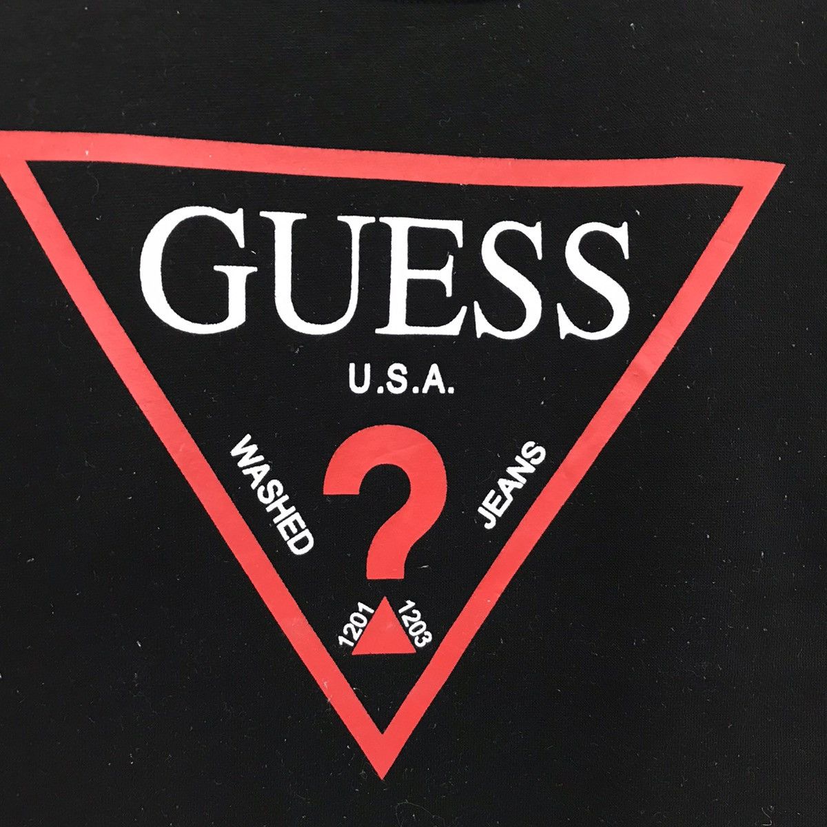 Guess × Vintage Vintage Guess Big Logo Spellout Sweatshirt Size US S / EU 44-46 / 1 - 3 Thumbnail