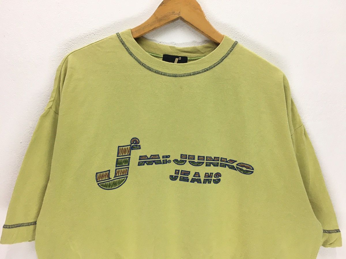 Hiroko Koshino Homme × Japanese Brand × Mr. Junko Mr Junko By Junko Koshino Short Sleeve Sweatshirt Size US L / EU 52-54 / 3 - 2 Thumbnail