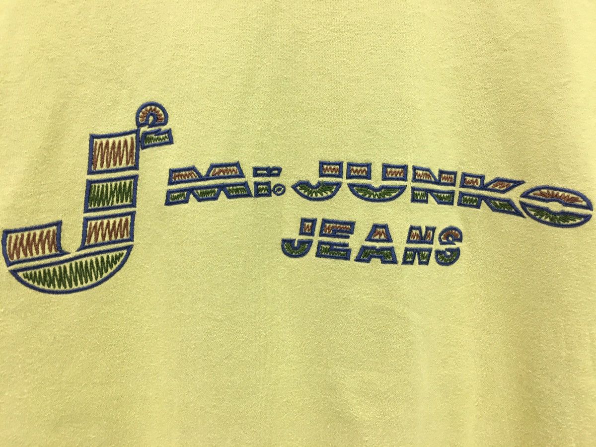 Hiroko Koshino Homme × Japanese Brand × Mr. Junko Mr Junko By Junko Koshino Short Sleeve Sweatshirt Size US L / EU 52-54 / 3 - 3 Thumbnail