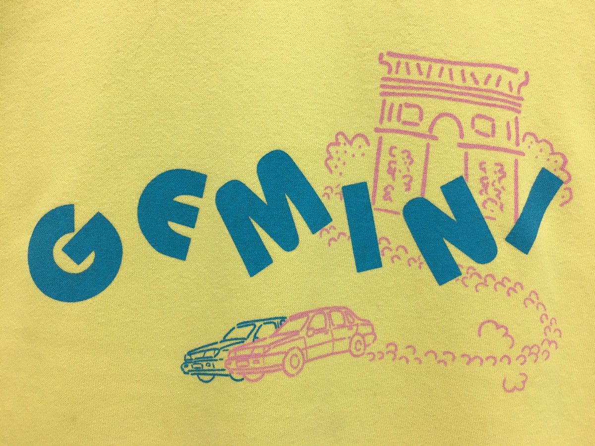 Japanese Brand × Vintage Vintage Gemini Car And Home Design Sweatshirt Size US M / EU 48-50 / 2 - 3 Thumbnail