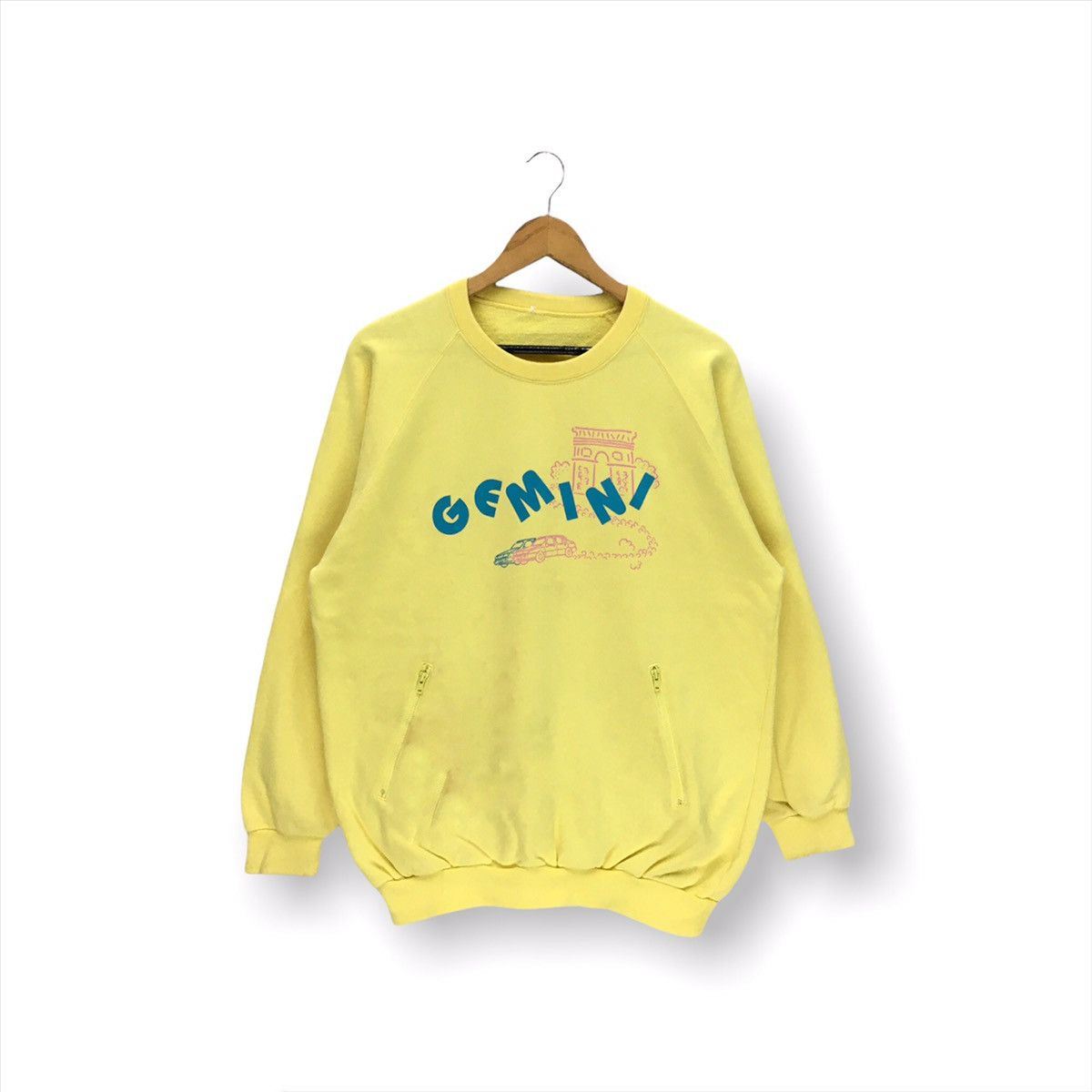Japanese Brand × Vintage Vintage Gemini Car And Home Design Sweatshirt Size US M / EU 48-50 / 2 - 1 Thumbnail