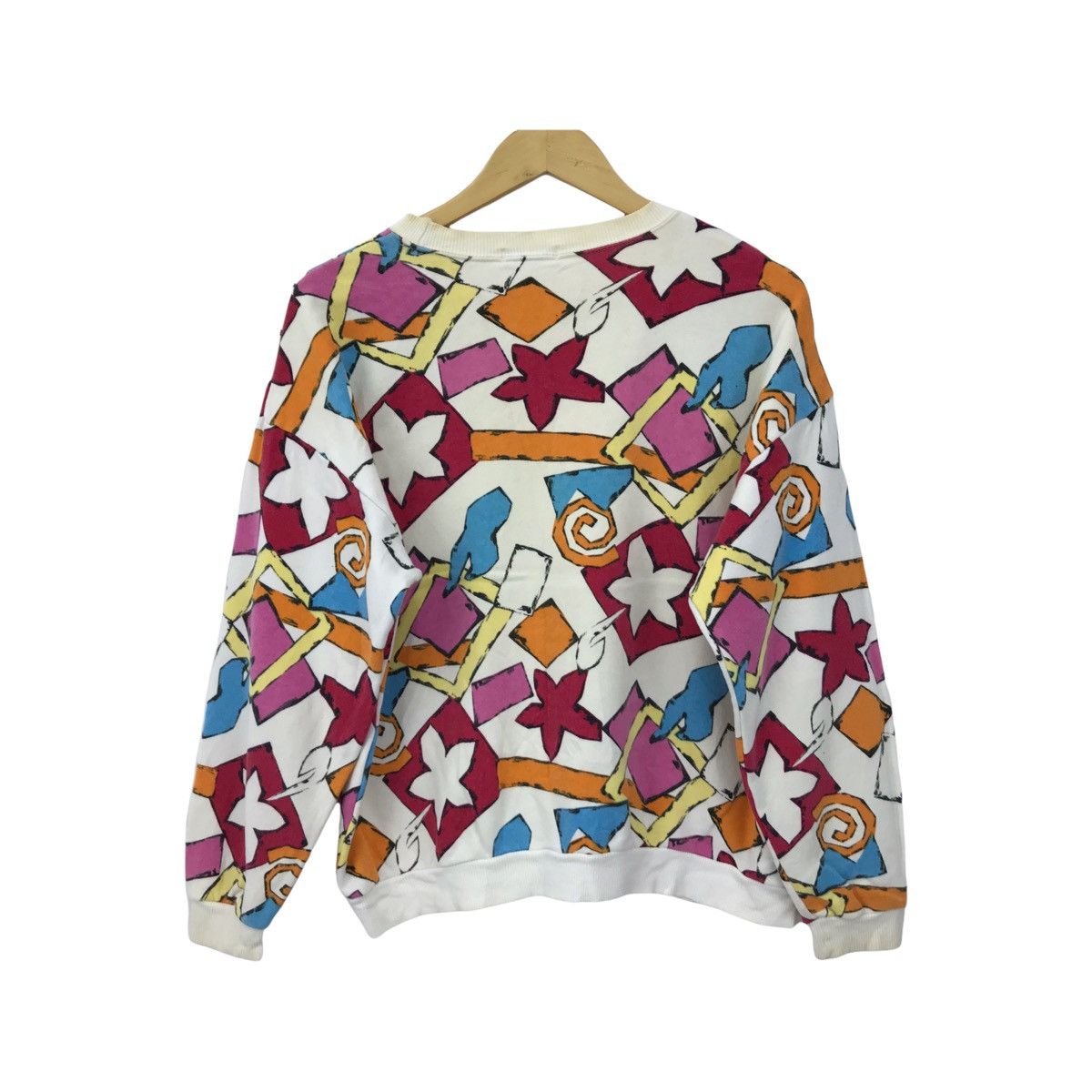 Designer Vintage Skualewis Art Design Full Print Colourful Sweatshirt Size US M / EU 48-50 / 2 - 4 Thumbnail