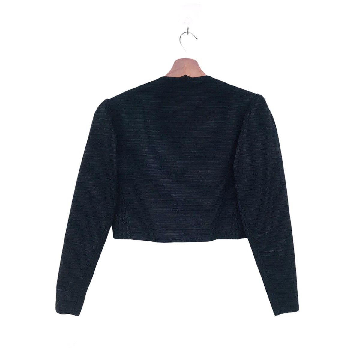 Yves Saint Laurent Rare 80s Vintage Yves Saint Laurent Cropped Bolero Jacket Size XS / US 0-2 / IT 36-38 - 2 Thumbnail
