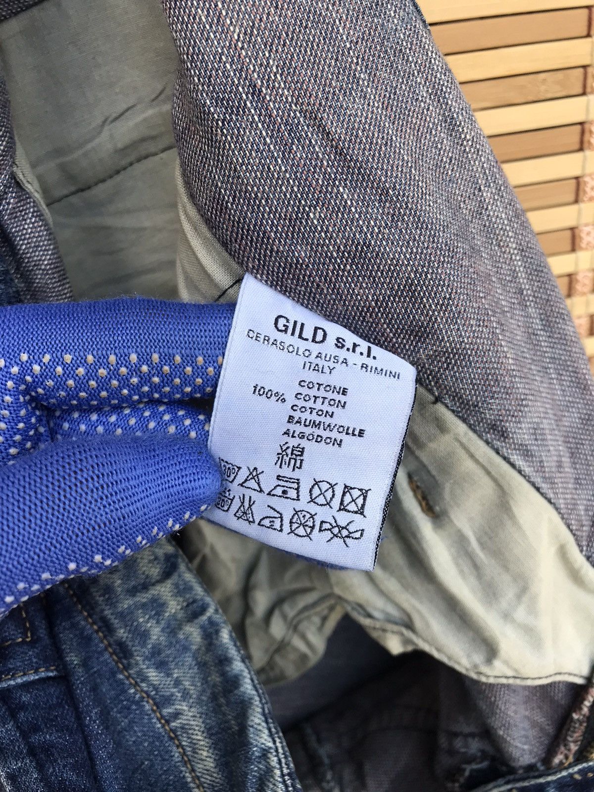 Andrew Mackenzie VINTAGE Andrew Mackenzie Distressed denim double waist strap Size US 35 - 14 Thumbnail
