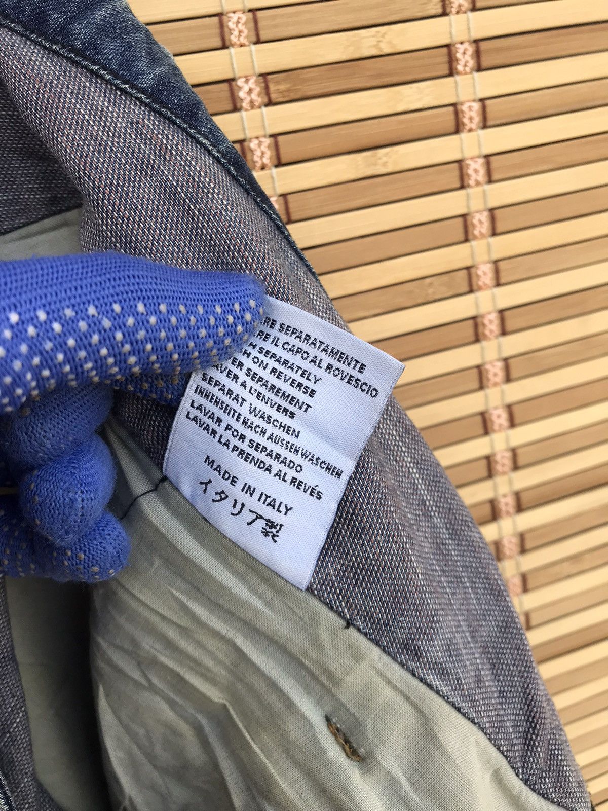 Andrew Mackenzie VINTAGE Andrew Mackenzie Distressed denim double waist strap Size US 35 - 15 Thumbnail