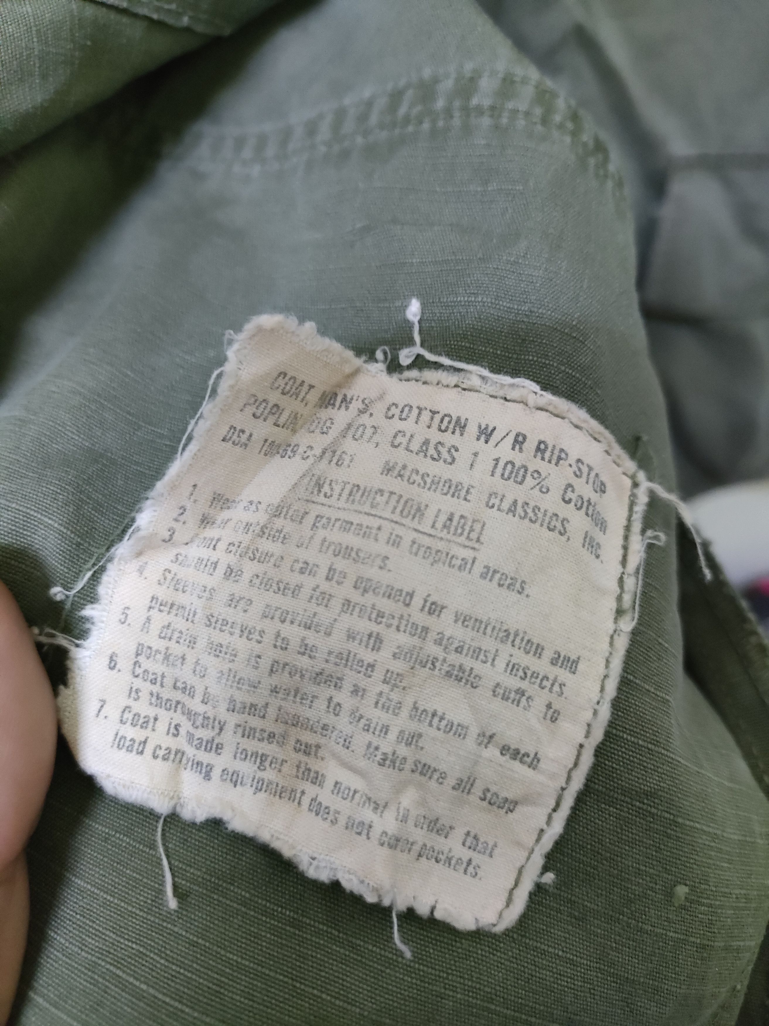 Nigel Cabourn × Vintage Vintage US Army Ripstop Jacket Size US M / EU 48-50 / 2 - 7 Thumbnail