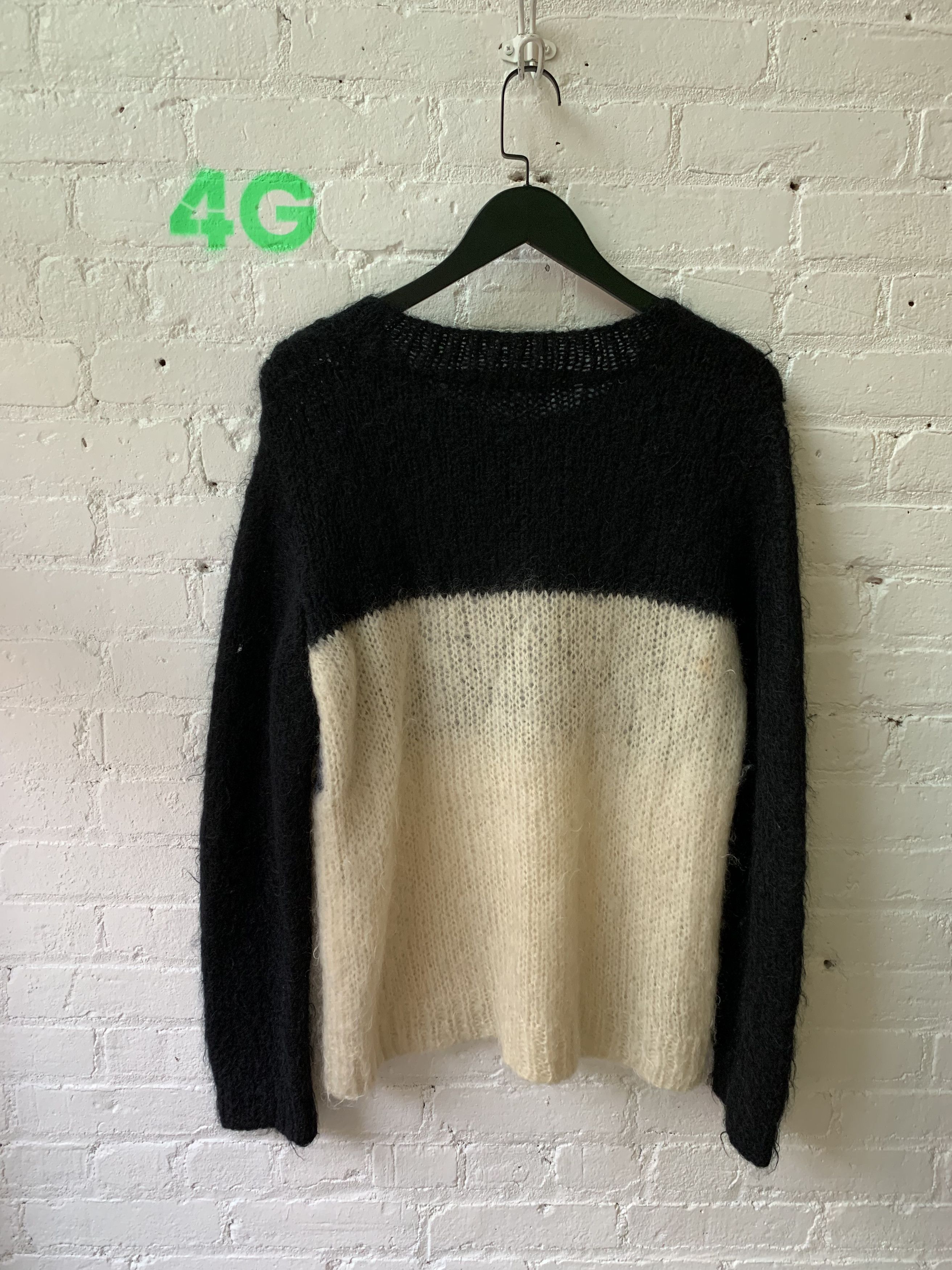 Comme des Garcons × Ganryu Ganryu Comme Des Garcons Tri Color Hand Knit Sweater Size US M / EU 48-50 / 2 - 3 Thumbnail
