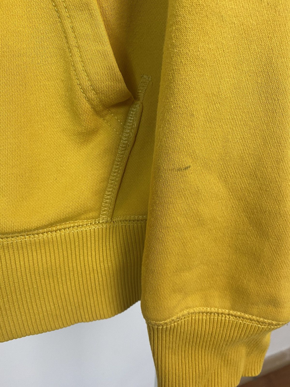 Nike × Vintage Nike vintage yellow hoodie small swoosh sweatshirt Size US L / EU 52-54 / 3 - 6 Thumbnail