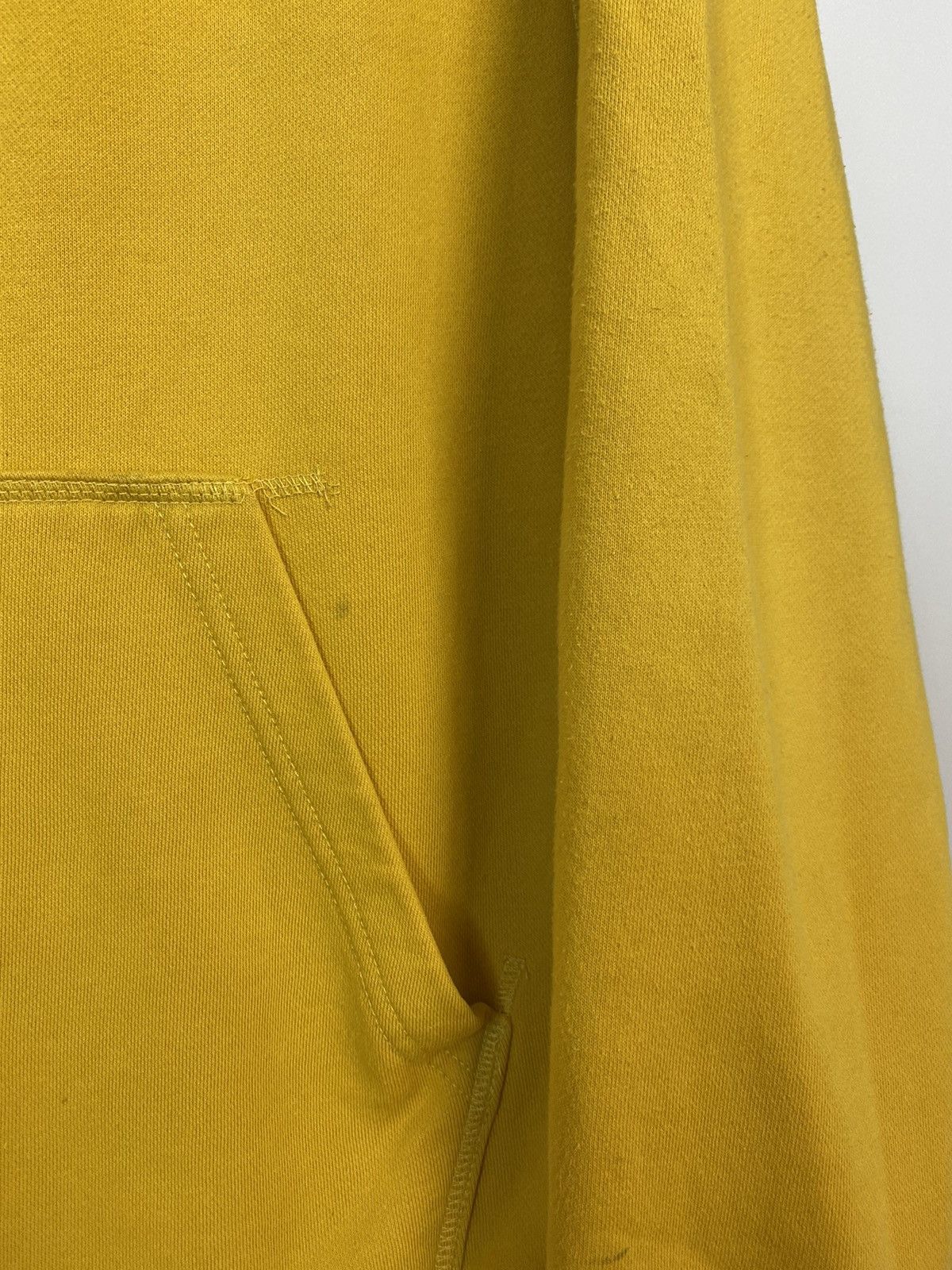 Nike × Vintage Nike vintage yellow hoodie small swoosh sweatshirt Size US L / EU 52-54 / 3 - 4 Thumbnail