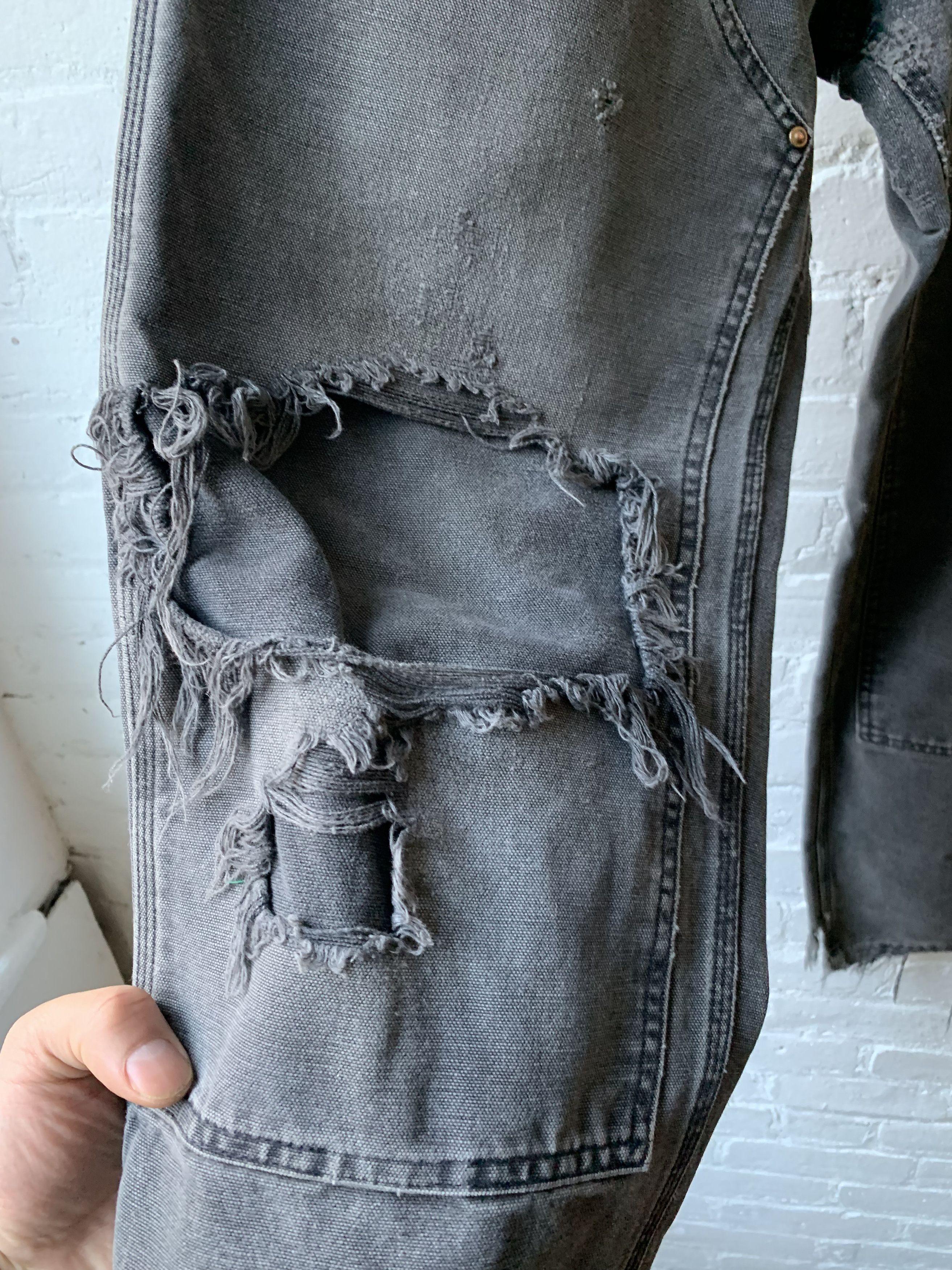 Carhartt × Vintage Vintage Thrashed Carhartt Carpenter Pants Sz 32 Size US 32 / EU 48 - 6 Thumbnail