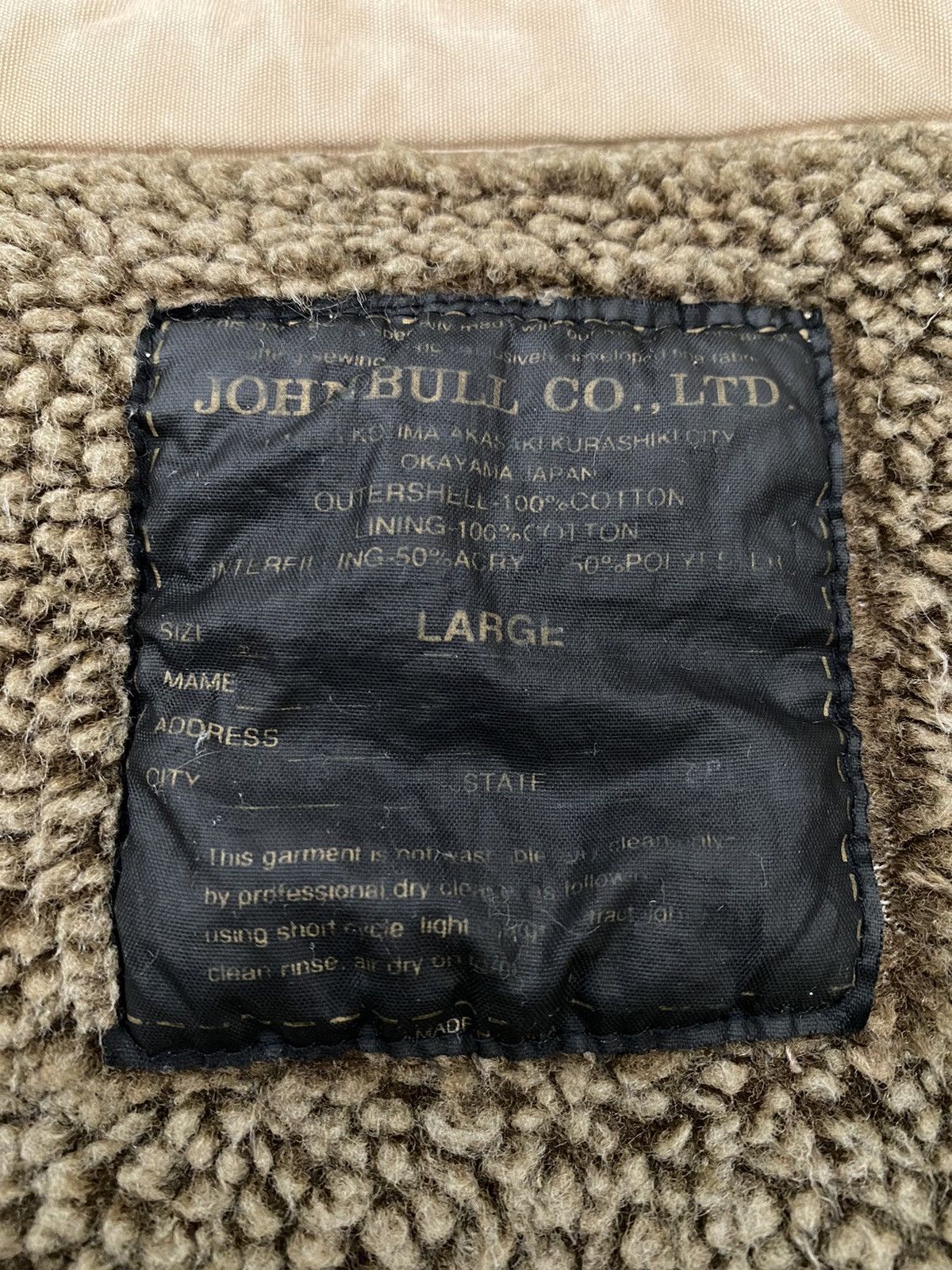 Japanese Brand × Johnbull John Bull Jacket Sherpa Lined Size US L / EU 52-54 / 3 - 11 Thumbnail