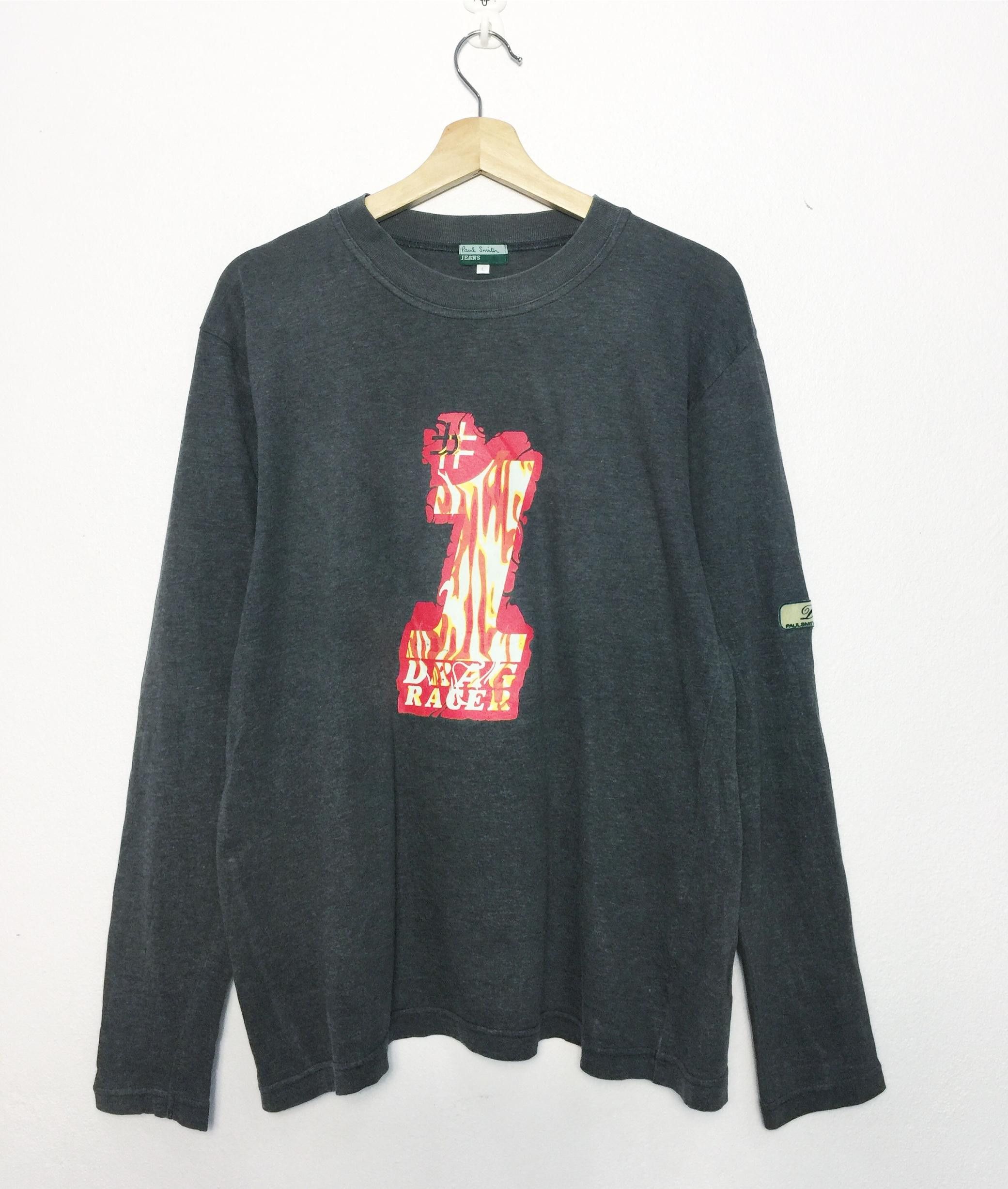 Rare Vintage Paul Smith #1 Drag Racer LS Tees