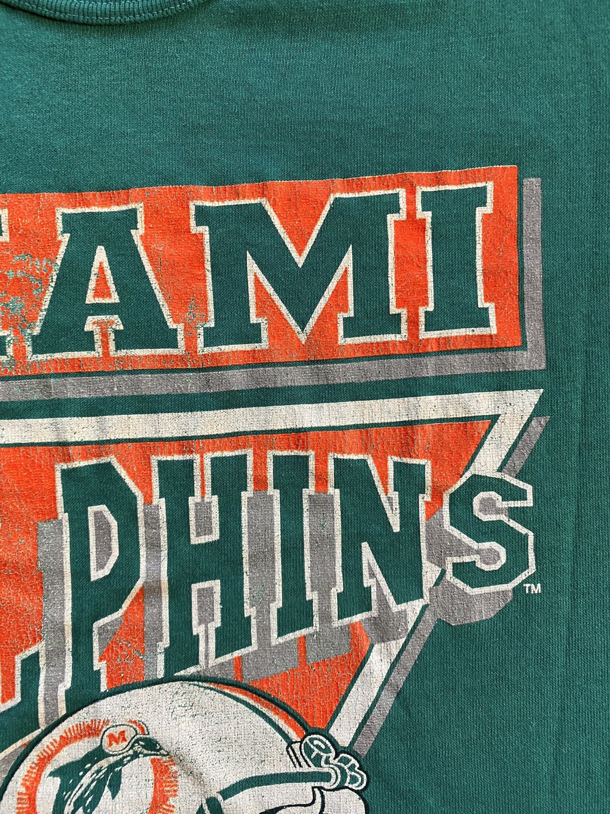 NFL Vintage 80’s Miami Dolphins Garan Single Stitch Tee Size US S / EU 44-46 / 1 - 4 Thumbnail