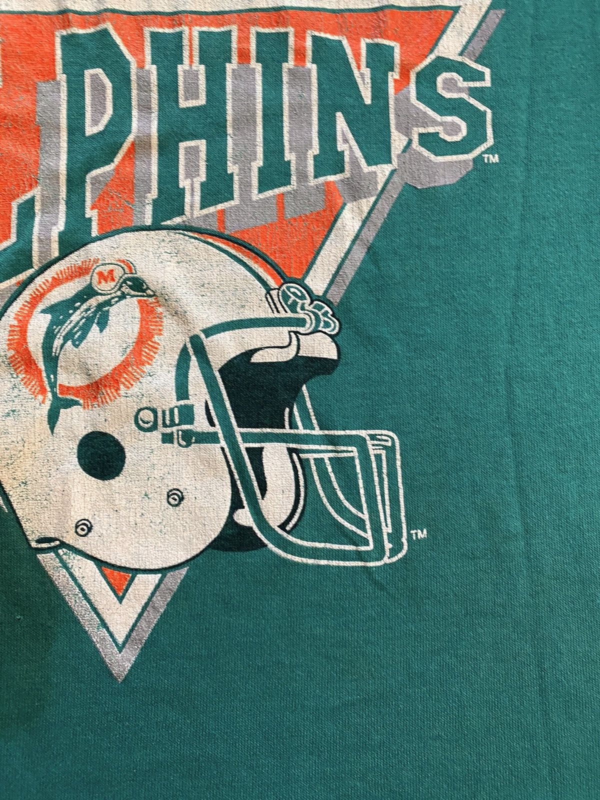 NFL Vintage 80’s Miami Dolphins Garan Single Stitch Tee Size US S / EU 44-46 / 1 - 6 Thumbnail