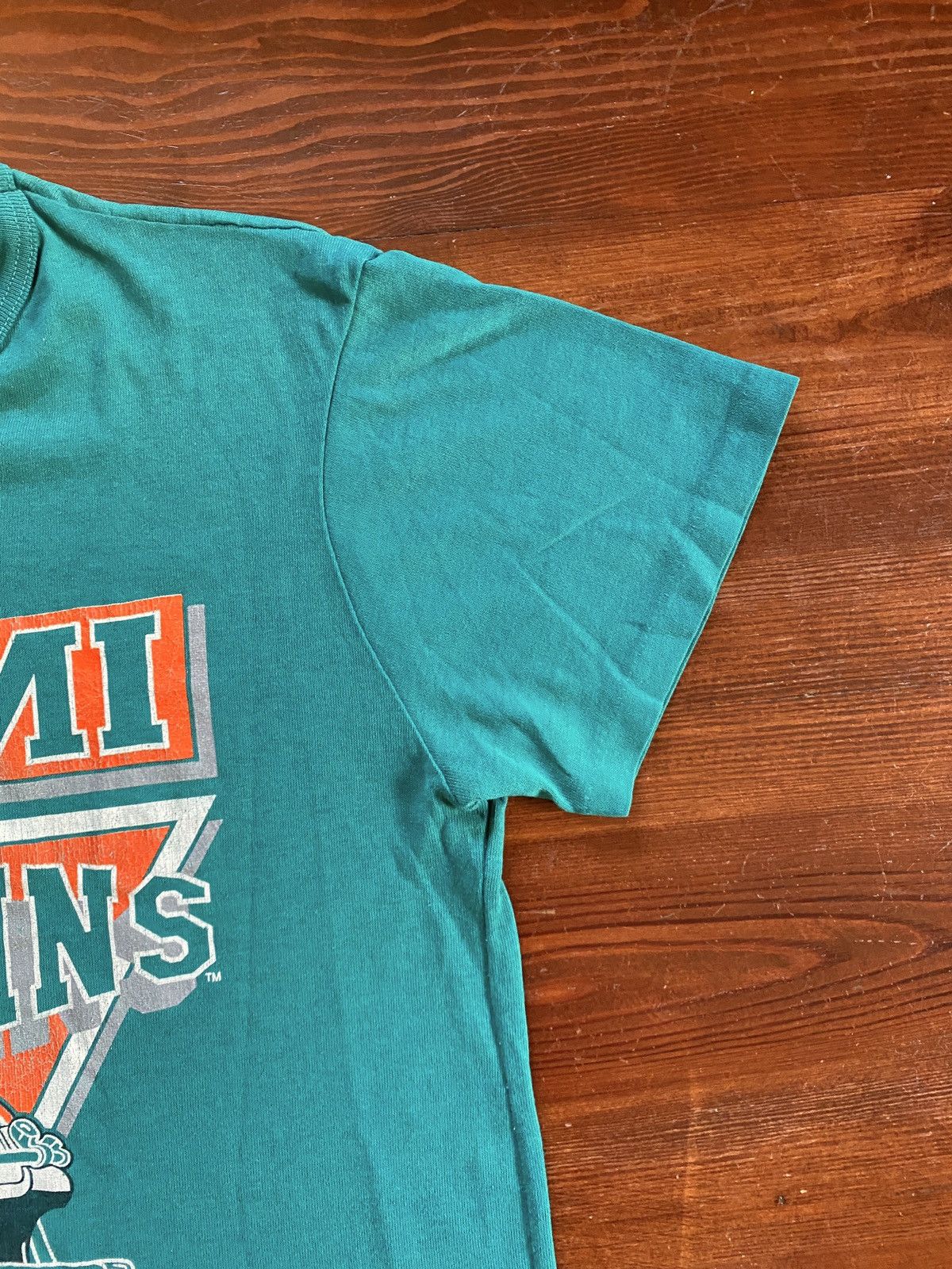 NFL Vintage 80’s Miami Dolphins Garan Single Stitch Tee Size US S / EU 44-46 / 1 - 7 Thumbnail