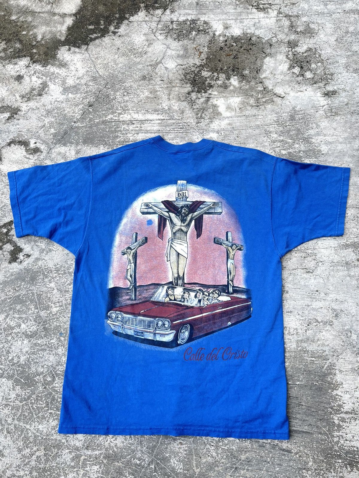 Streetwear × Vintage Vintage Jesus Lowrider Mexican Chicano Gang T ...