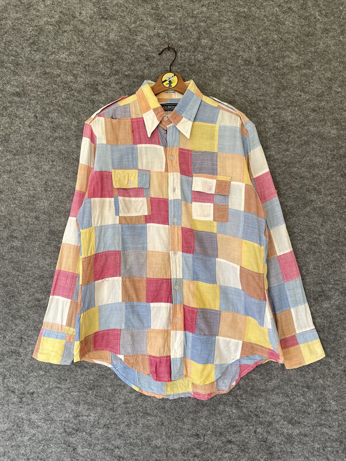 Japanese Brand HOLBROOK PATCHWORK SHIRT Size US M / EU 48-50 / 2 - 1 Thumbnail