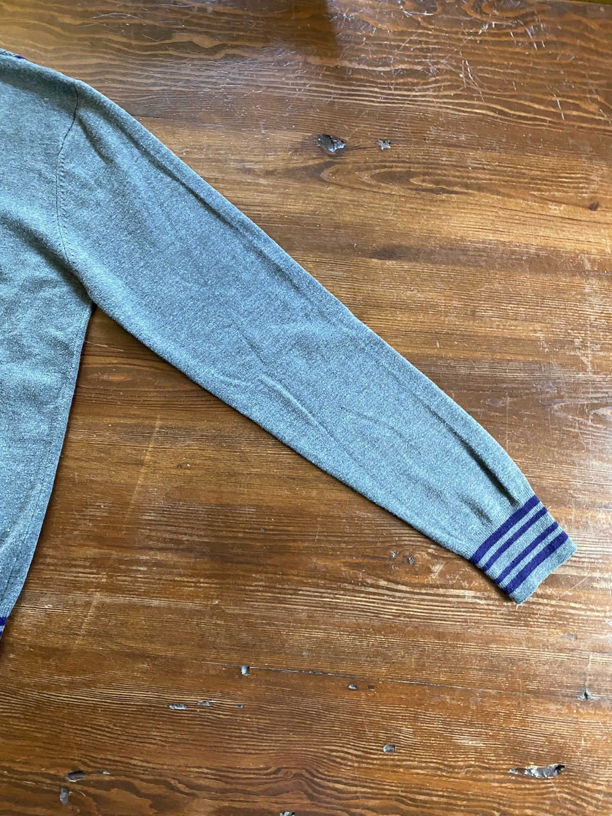 Fred Perry Vintage 90’s Fred Perry V-Neck Cable Knit Collar Sweater Size US M / EU 48-50 / 2 - 14 Thumbnail