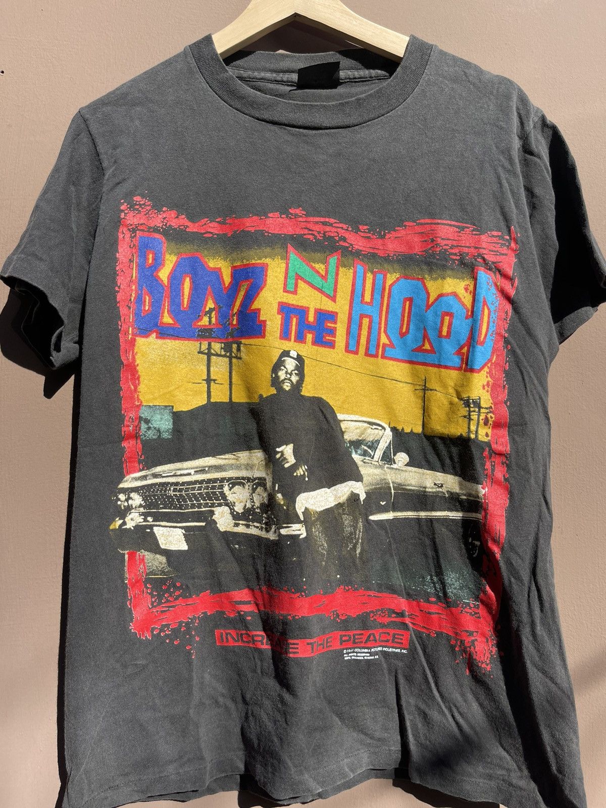 Vintage 90s Boyz N The Hood T-shirt Ice Cube Movie Hiphop M