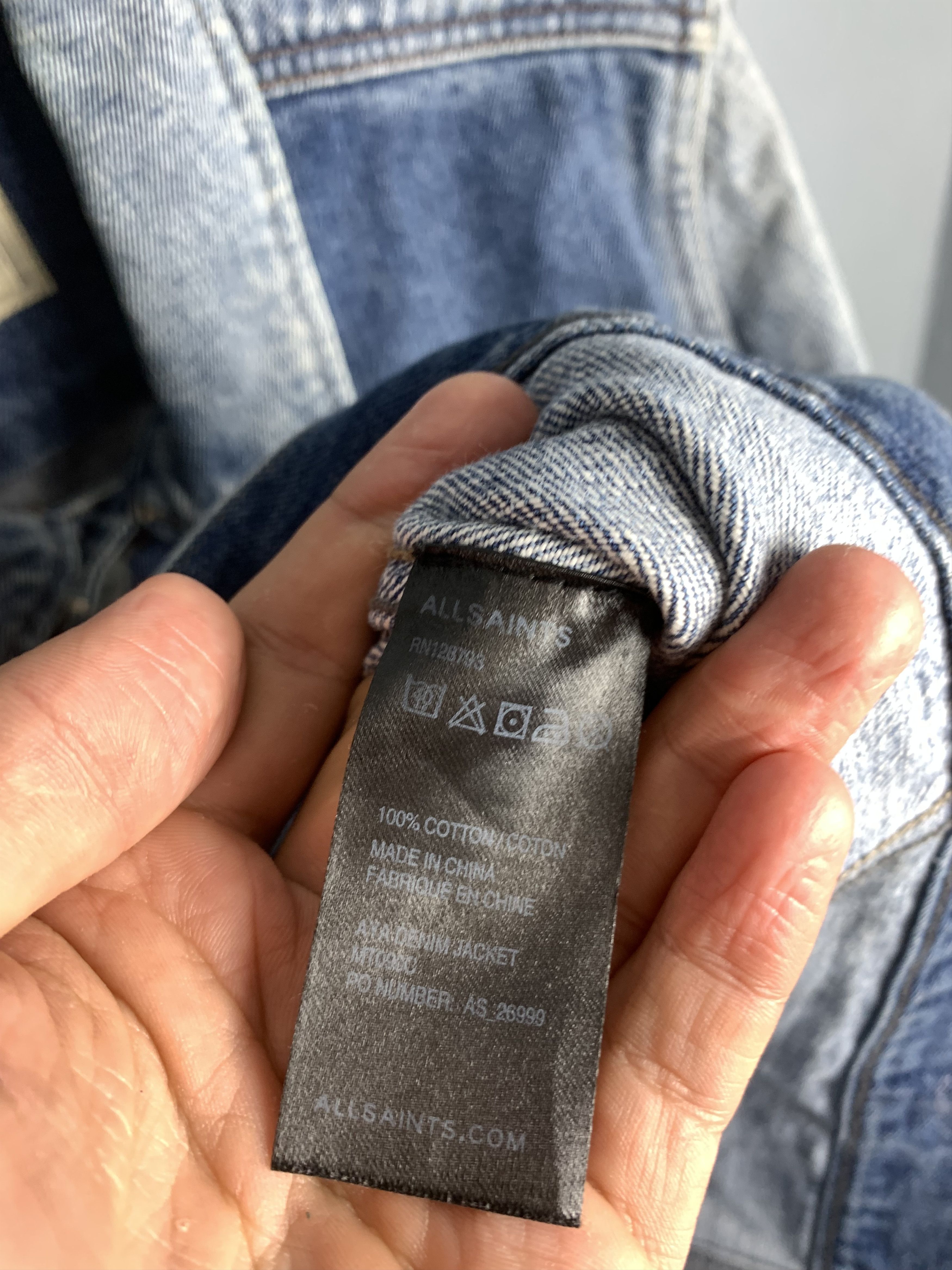 Allsaints Allsaints Mens Selvedge Denim Jacket Size US L / EU 52-54 / 3 - 5 Thumbnail