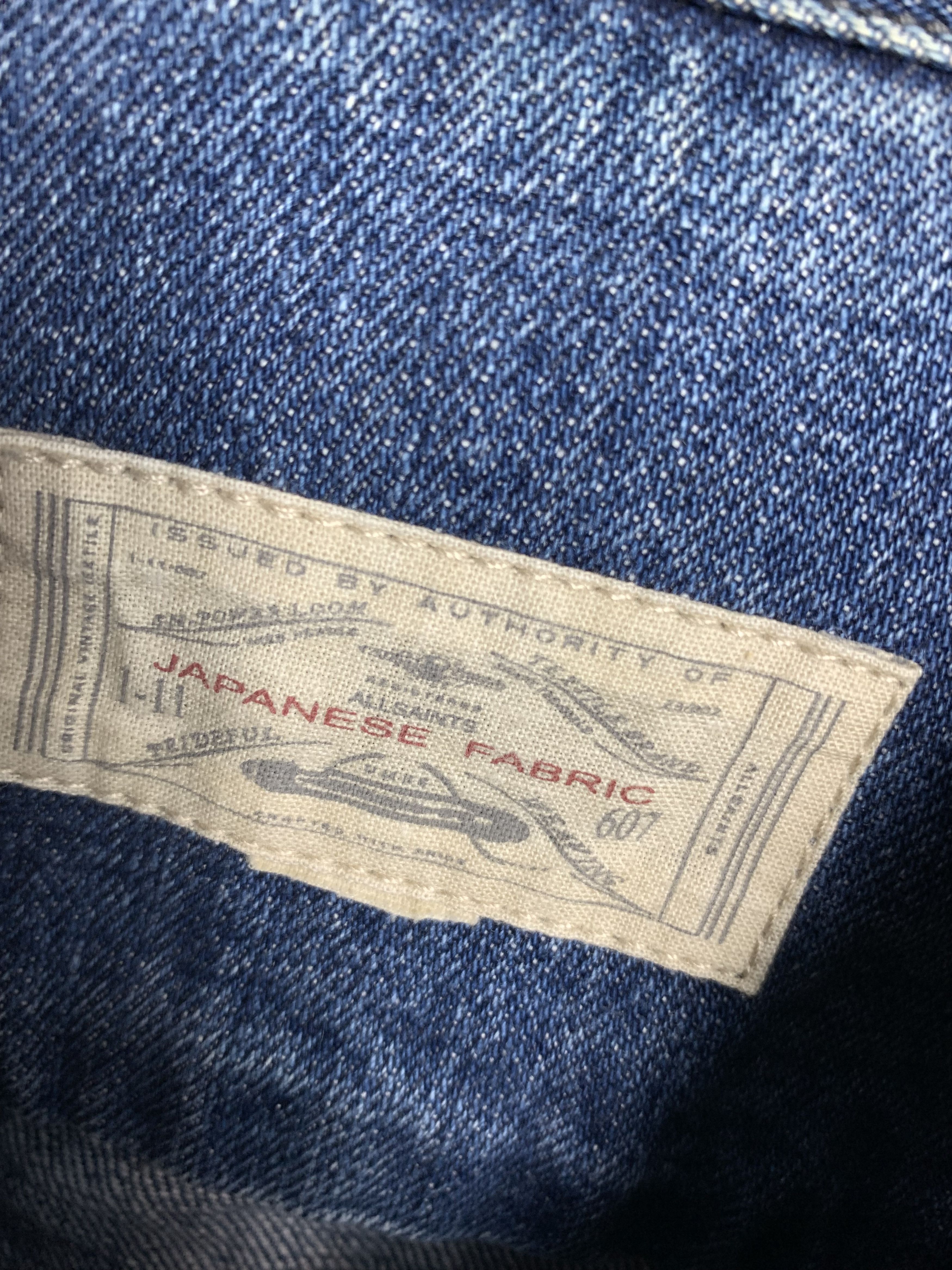 Allsaints Allsaints Mens Selvedge Denim Jacket Size US L / EU 52-54 / 3 - 3 Thumbnail