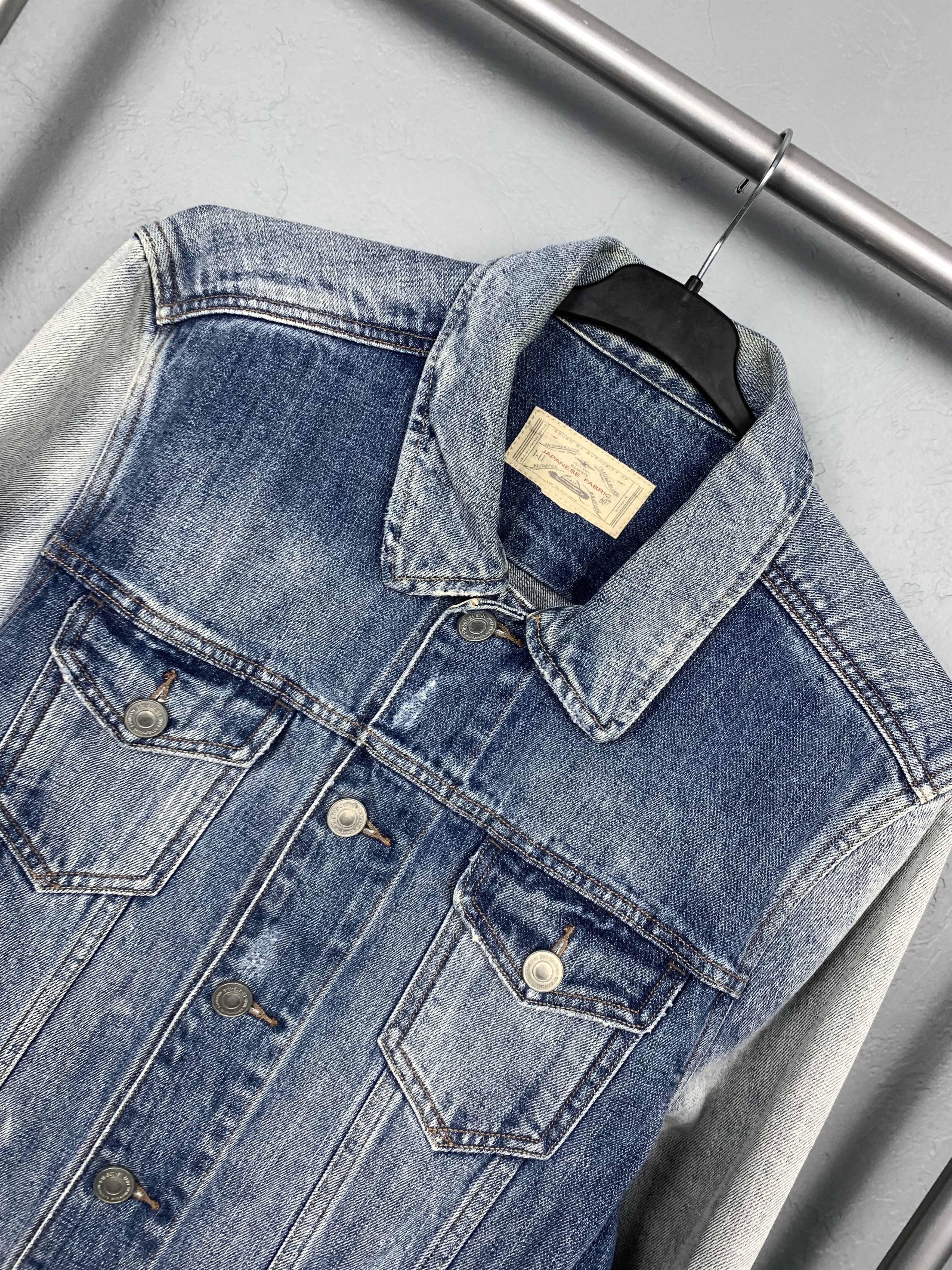 Allsaints Allsaints Mens Selvedge Denim Jacket Size US L / EU 52-54 / 3 - 2 Thumbnail