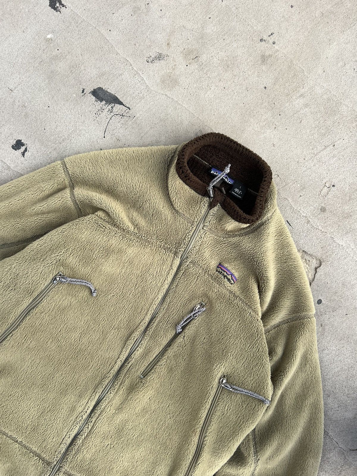 Patagonia Vintage Patagonia Deep Fleece Zip Jacket Size US L / EU 52-54 / 3 - 2 Thumbnail