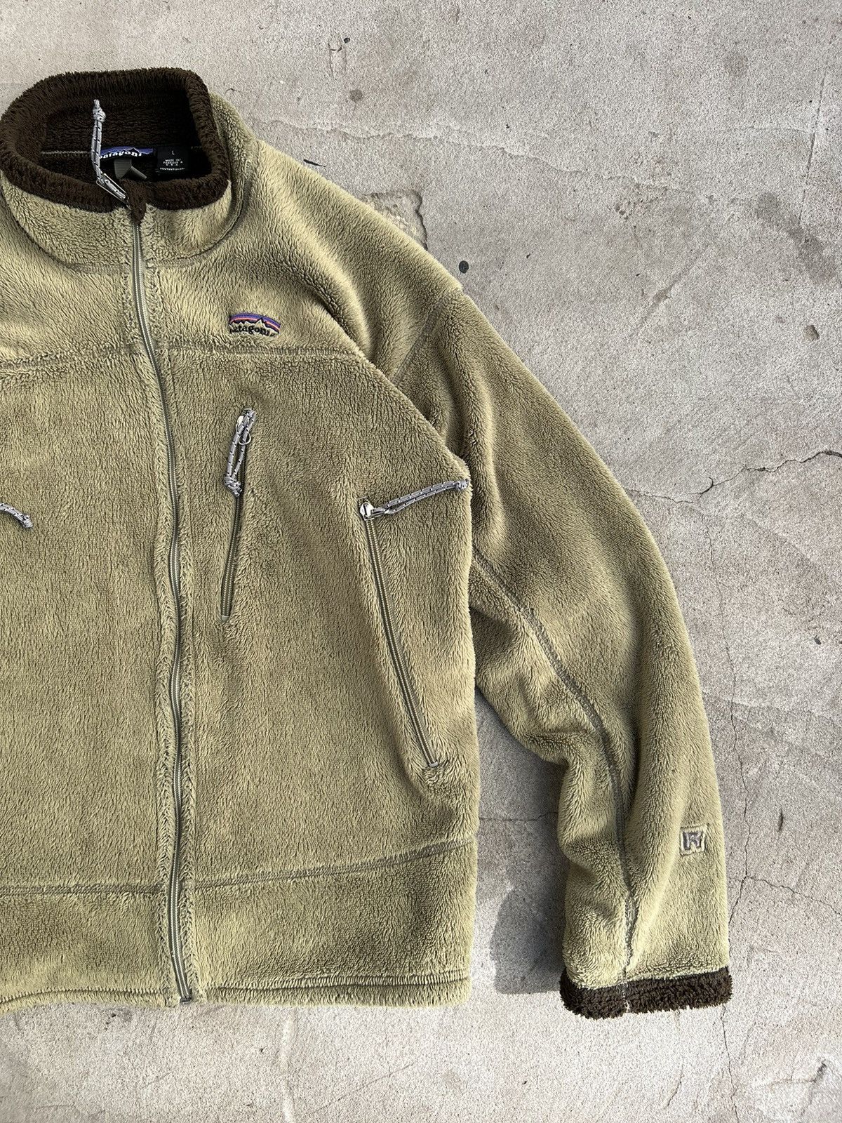 Patagonia Vintage Patagonia Deep Fleece Zip Jacket Size US L / EU 52-54 / 3 - 5 Thumbnail