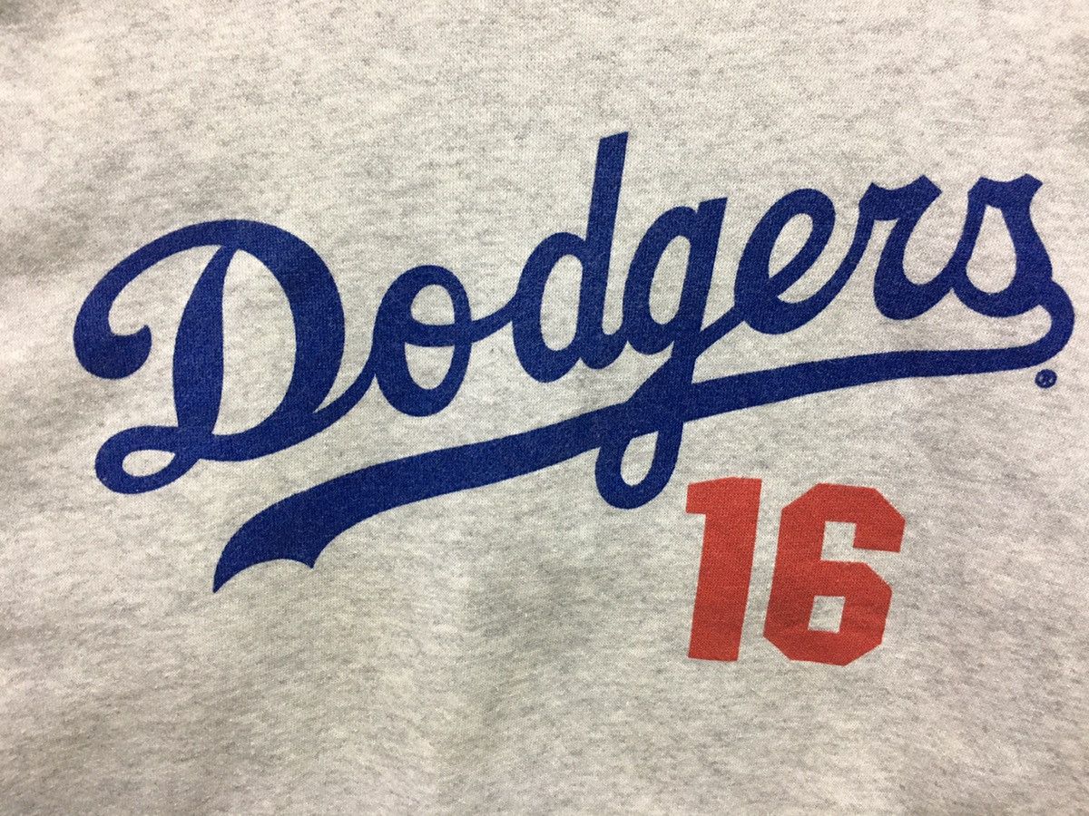 MLB × Nutmeg Vintage 90s Dodgers No 16 Nomo Baseball Sweatshirt Size US M / EU 48-50 / 2 - 3 Thumbnail
