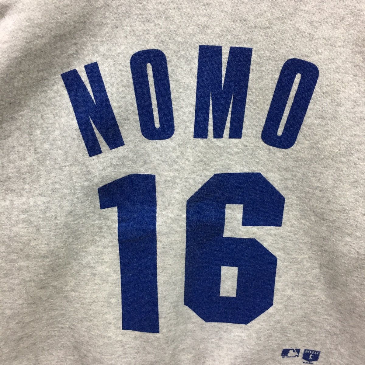 MLB × Nutmeg Vintage 90s Dodgers No 16 Nomo Baseball Sweatshirt Size US M / EU 48-50 / 2 - 6 Thumbnail