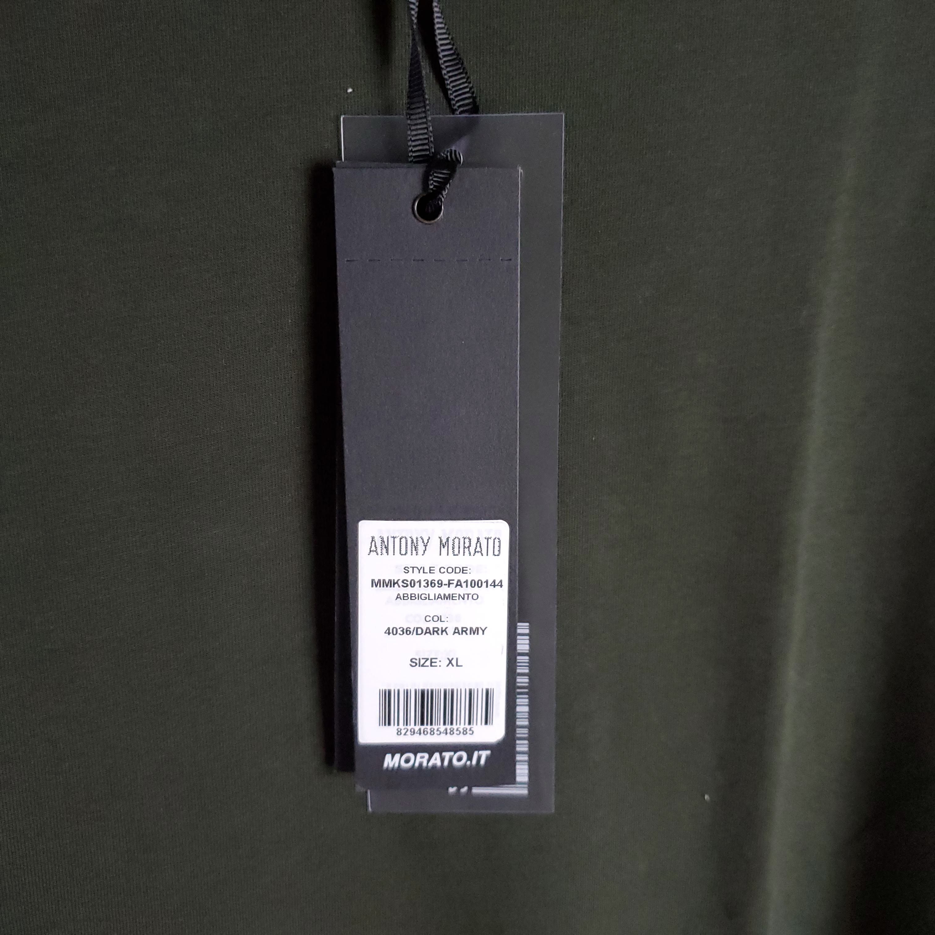 Antony Morato NWT Sport Collection Dark Army 2007 T-shirt Size US XL / EU 56 / 4 - 5 Thumbnail