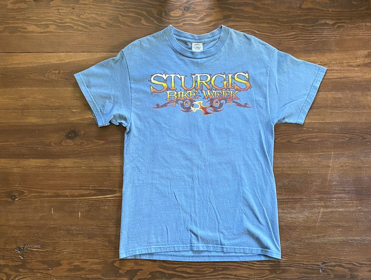 Delta 2007 Sturgis Bike Week Hog Chopper Tribal Double Sided Tee Size US M / EU 48-50 / 2 - 2 Thumbnail