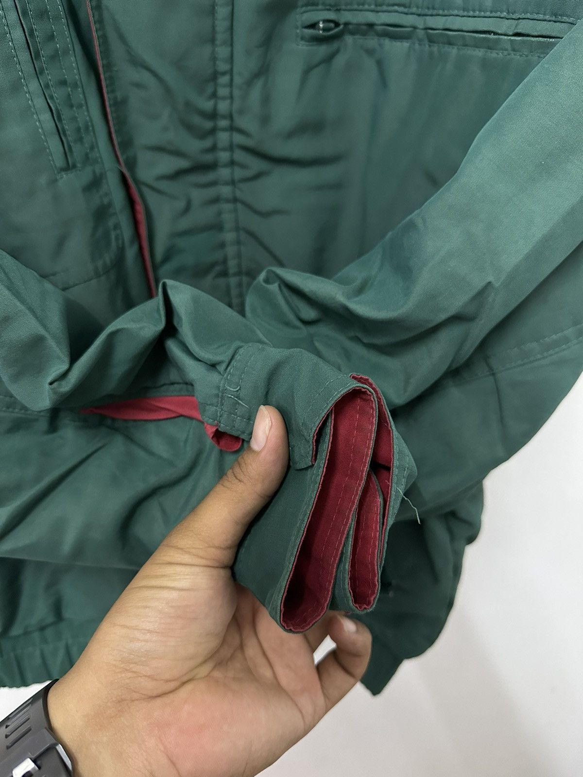 Japanese Brand × Vintage Vintage Team Mobil Multizipper Bomber Jacket Size US L / EU 52-54 / 3 - 5 Thumbnail