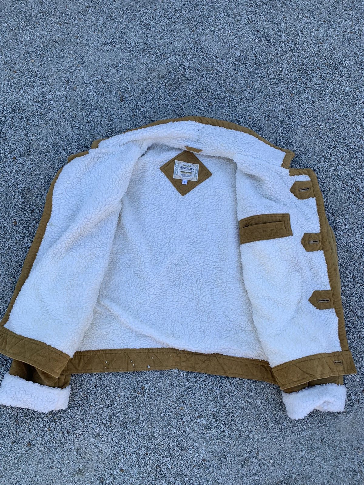 Japanese Brand × Vintage Vintage Xenon Men Sherpa Jacket Size US L / EU 52-54 / 3 - 3 Thumbnail