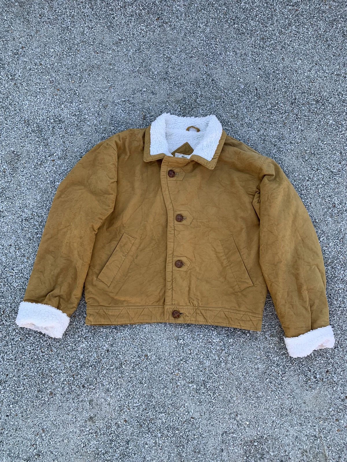 Japanese Brand × Vintage Vintage Xenon Men Sherpa Jacket Size US L / EU 52-54 / 3 - 1 Thumbnail