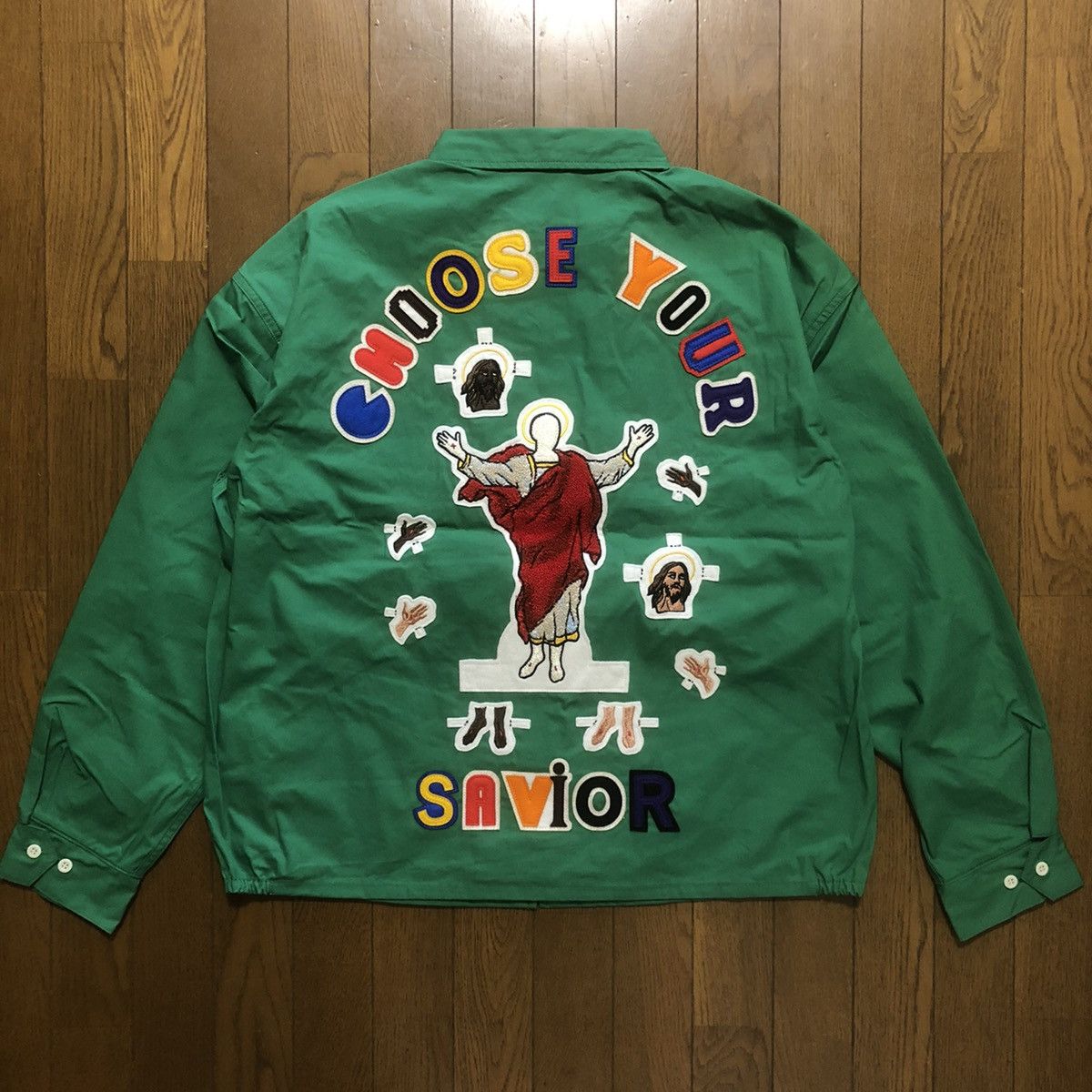 SAINT Mxxxxxx × DENIM TEARS COACH JKT XL DENIM TEARS × READYMADE