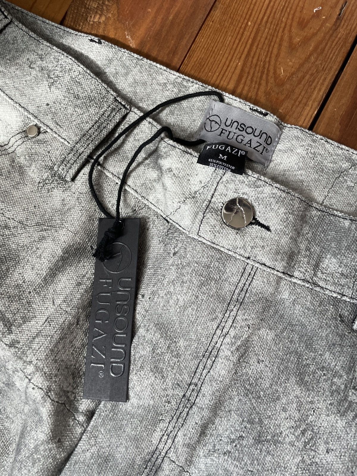 Fugazi × Unsound Rags Fugazi Unsound Rags Concrete Double Knee Carpenter Pants Size US 32 / EU 48 - 2 Thumbnail