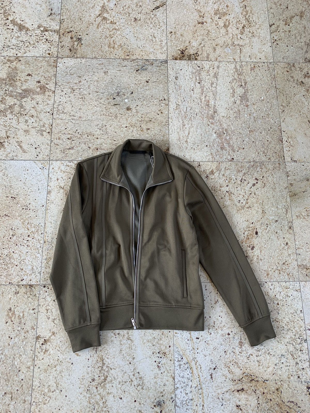 Helmut Lang Sport Stripe Track Zip in Dark Resin Size US S / EU 44-46 / 1 - 1 Thumbnail