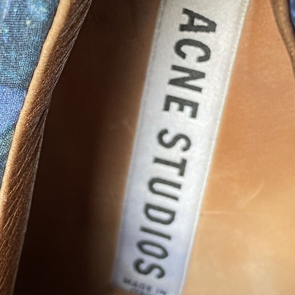Acne Studios Rare Fall13 Acne Studios Blue Marble Adrian Sneakers Size US 11 / EU 44 - 7 Thumbnail