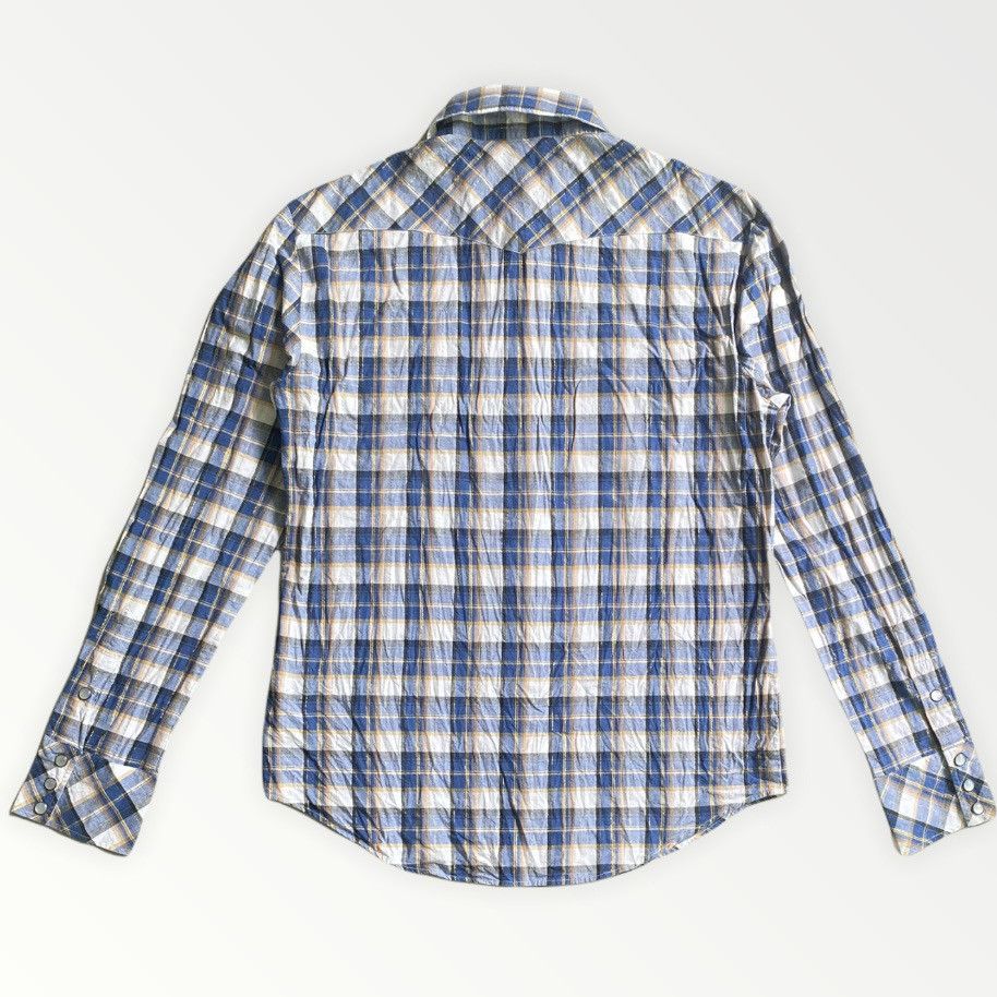 Number (N)ine The High Street Plaid Gold Thread Western Shirt Size US S / EU 44-46 / 1 - 3 Thumbnail