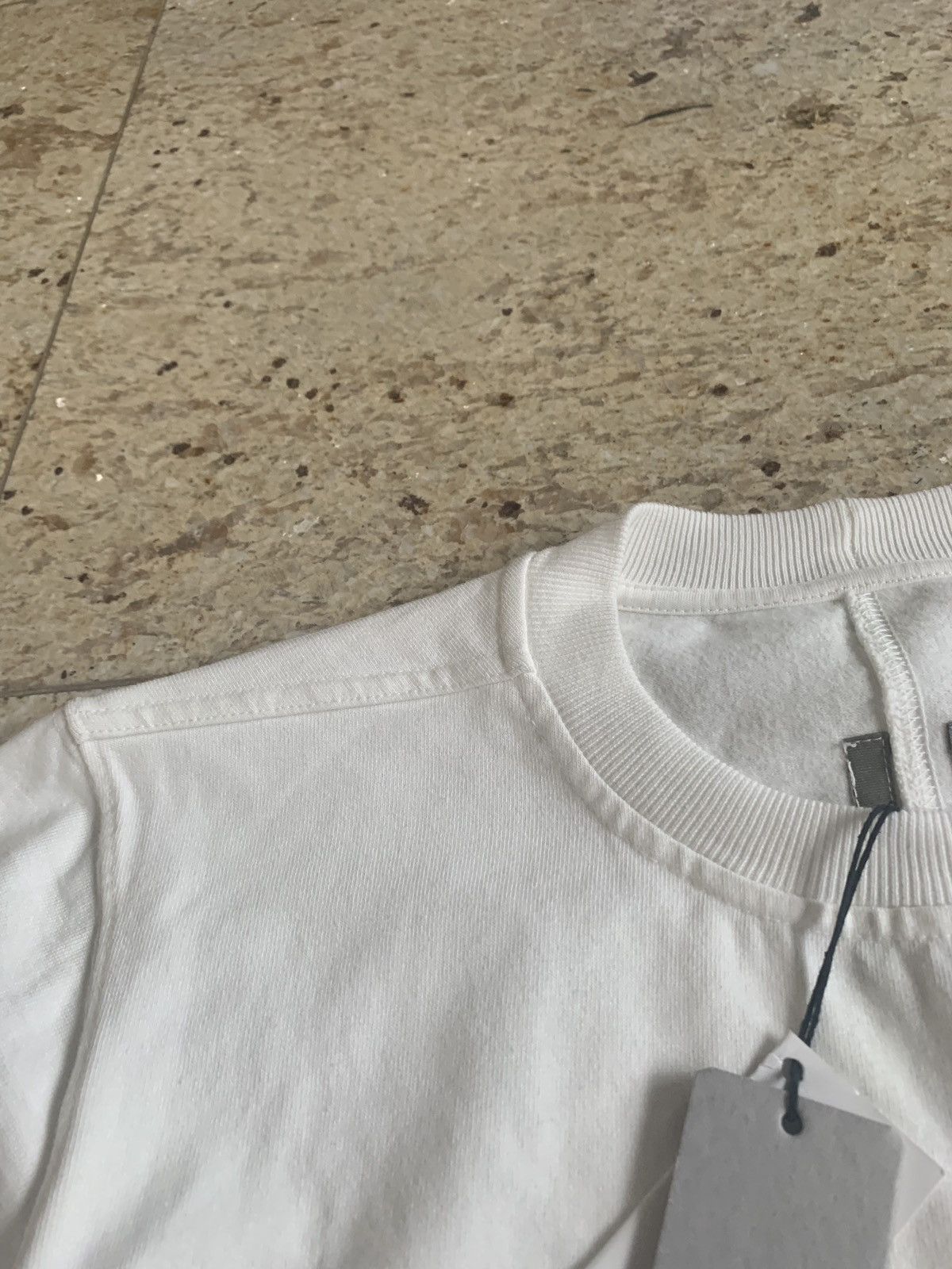 Rick Owens Drkshdw SS19 -RIG Crewneck Sweater in Milk Size US S / EU 44-46 / 1 - 11 Thumbnail