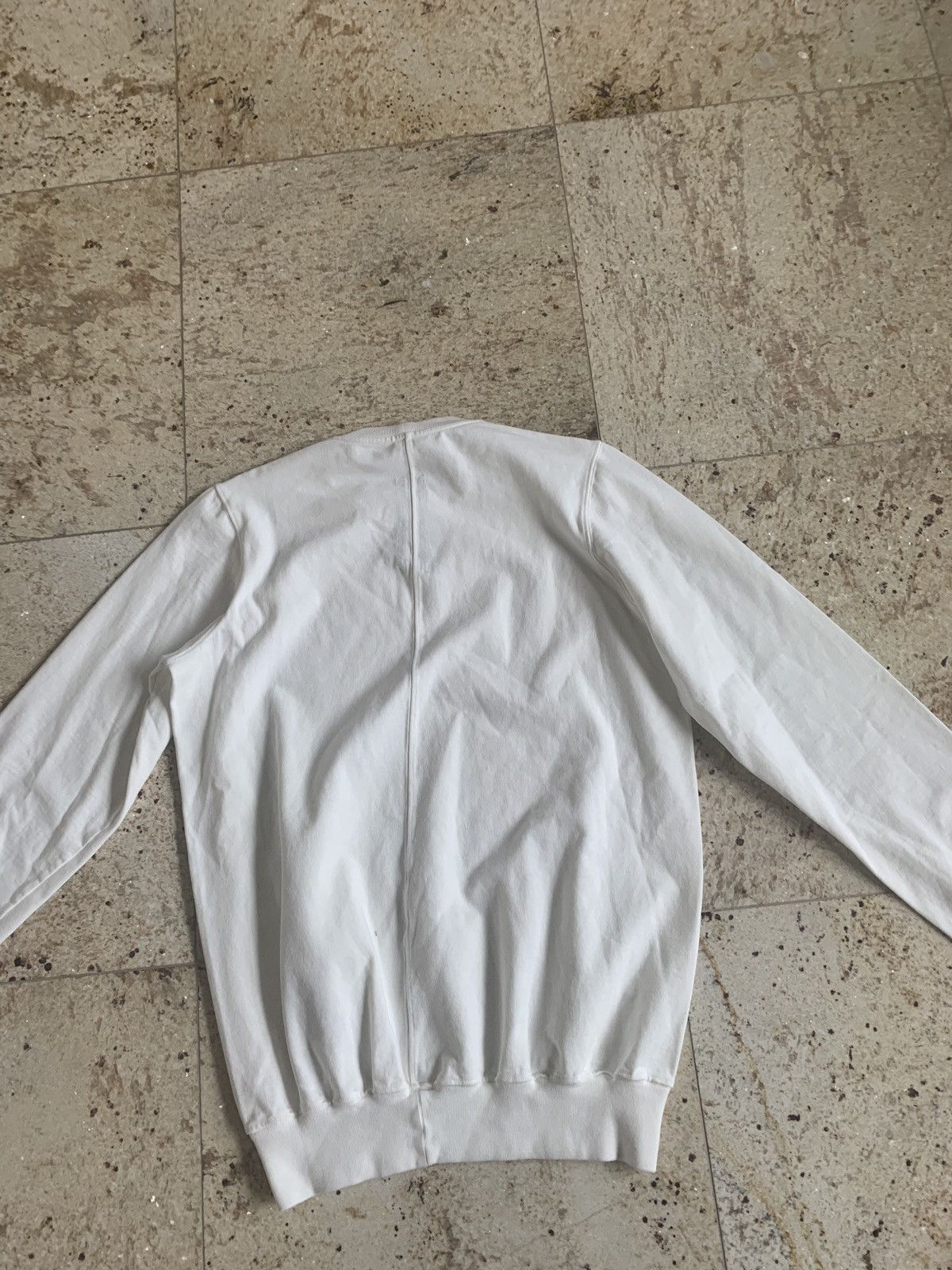 Rick Owens Drkshdw SS19 -RIG Crewneck Sweater in Milk Size US S / EU 44-46 / 1 - 12 Thumbnail