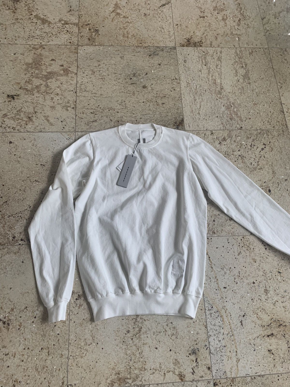 Rick Owens Drkshdw SS19 -RIG Crewneck Sweater in Milk Size US S / EU 44-46 / 1 - 1 Thumbnail