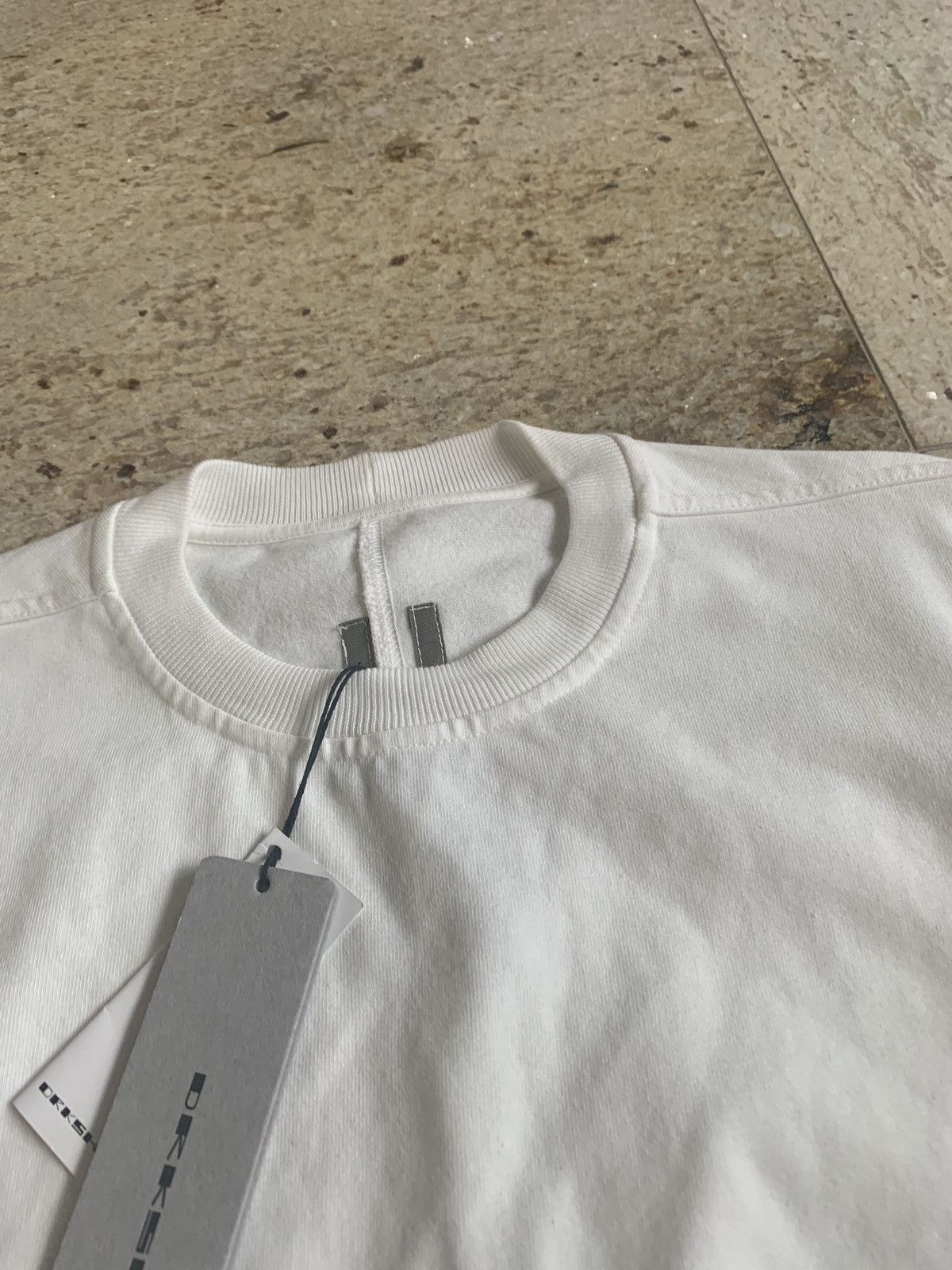 Rick Owens Drkshdw SS19 -RIG Crewneck Sweater in Milk Size US S / EU 44-46 / 1 - 5 Thumbnail