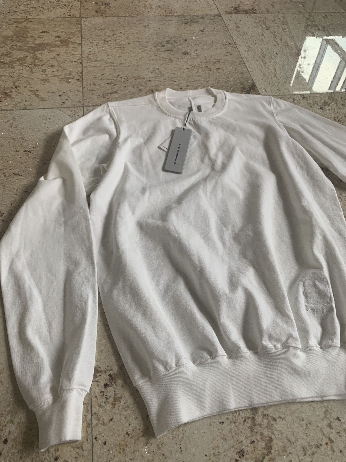 Rick Owens Drkshdw SS19 -RIG Crewneck Sweater in Milk Size US S / EU 44-46 / 1 - 4 Thumbnail