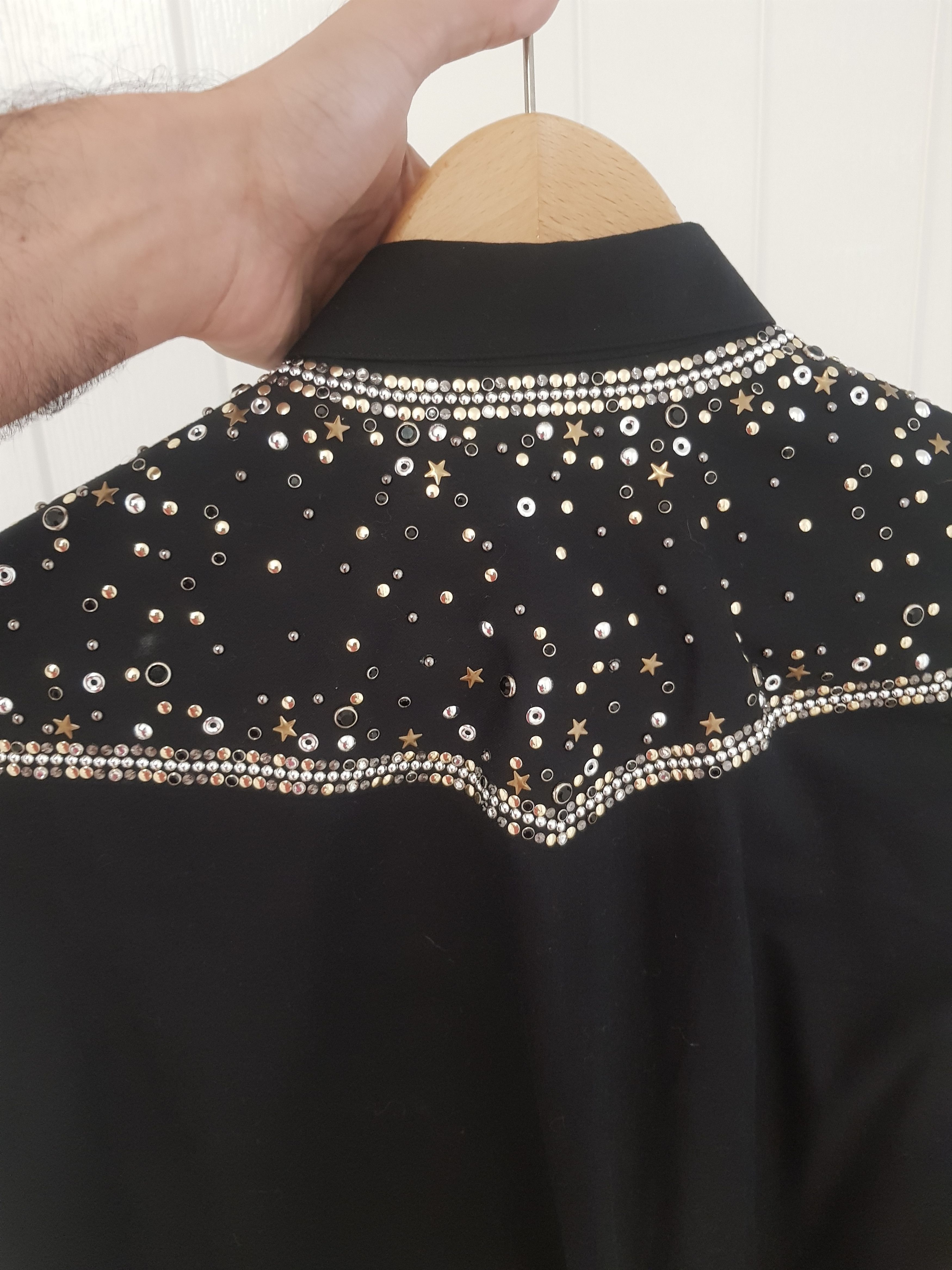 Saint Laurent Paris SAINT LAURENT Studded Embellished Shirt 39 Size US M / EU 48-50 / 2 - 3 Thumbnail