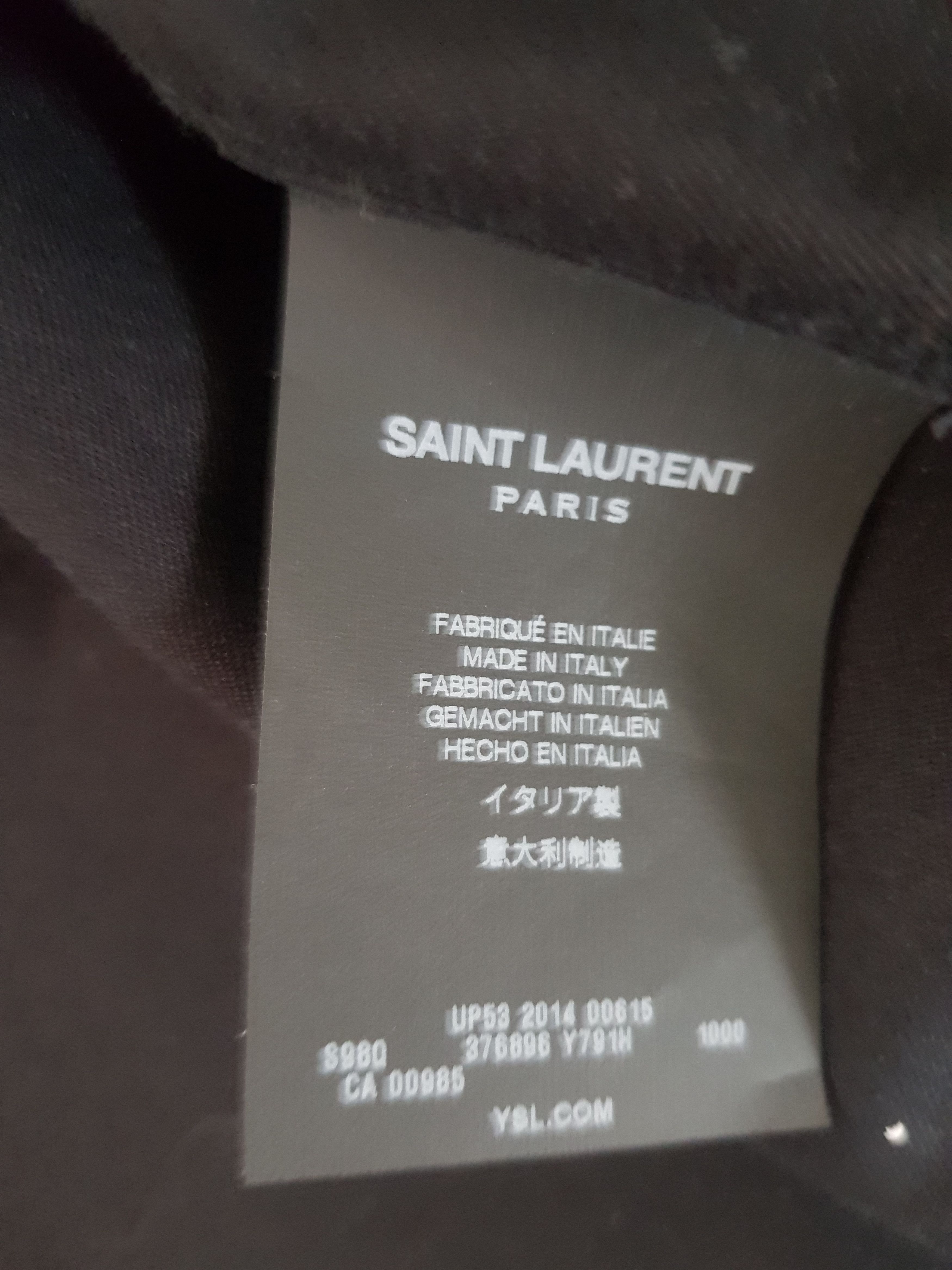 Saint Laurent Paris SAINT LAURENT Studded Embellished Shirt 39 Size US M / EU 48-50 / 2 - 10 Thumbnail